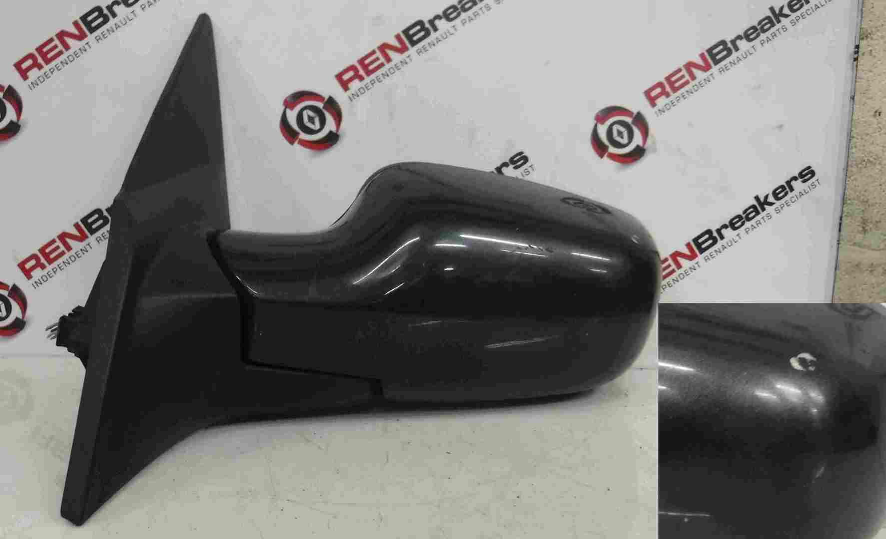 Renault Megane Convertible 2002-2008 Passenger NS Wing Mirror Grey TEB66 Folding