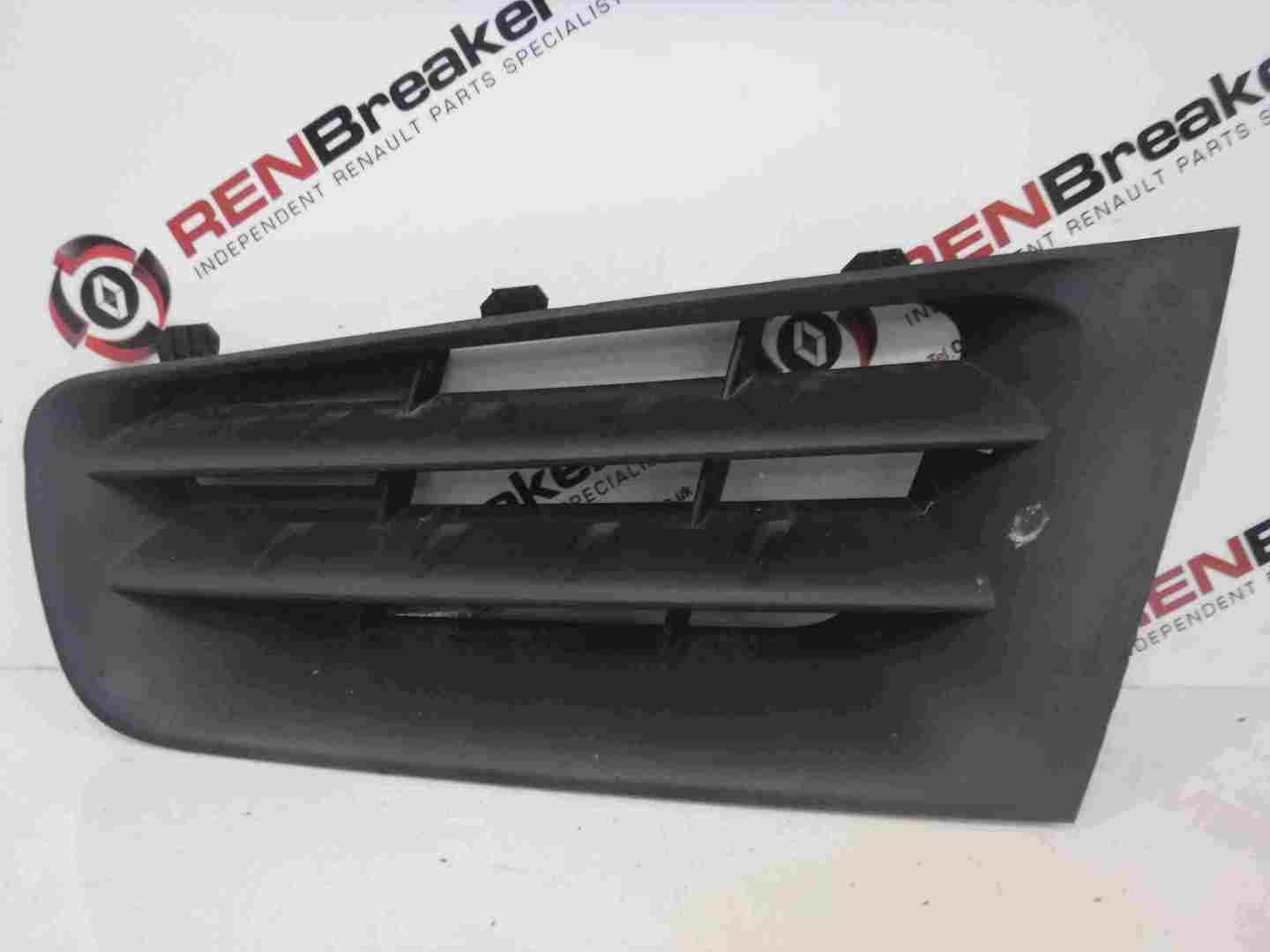 Renault Megane Convertible 2006-2008 Passengers NSF Front Bumper Grille Insert