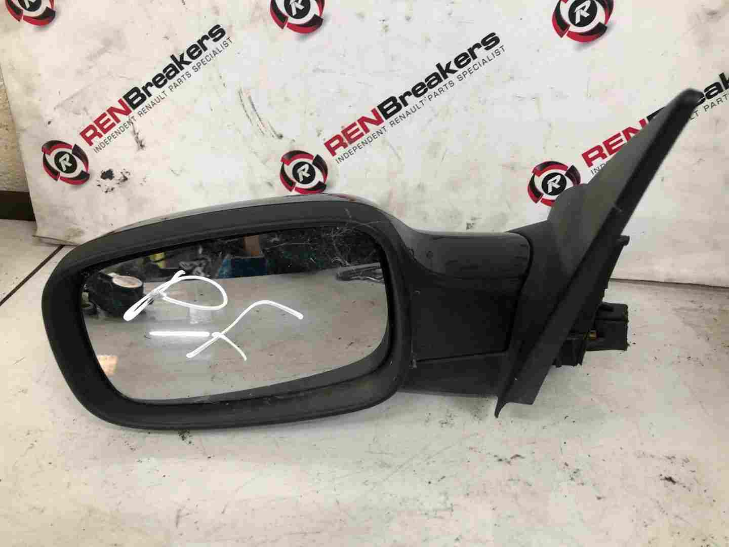 Thumb 2 Renault Megane Convertible MK2 2002-2008 Passenger Ns Wing Mirror Black 676 Pf