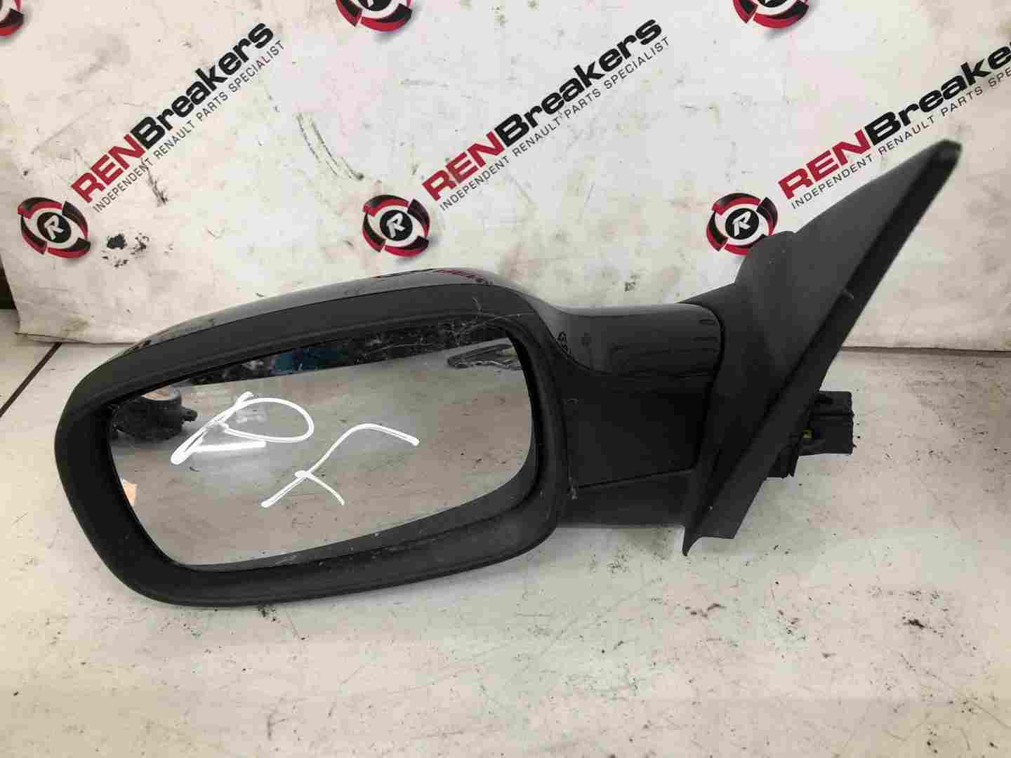 Renault Megane Convertible MK2 2002-2008 Passenger Ns Wing Mirror Black 676 Pf
