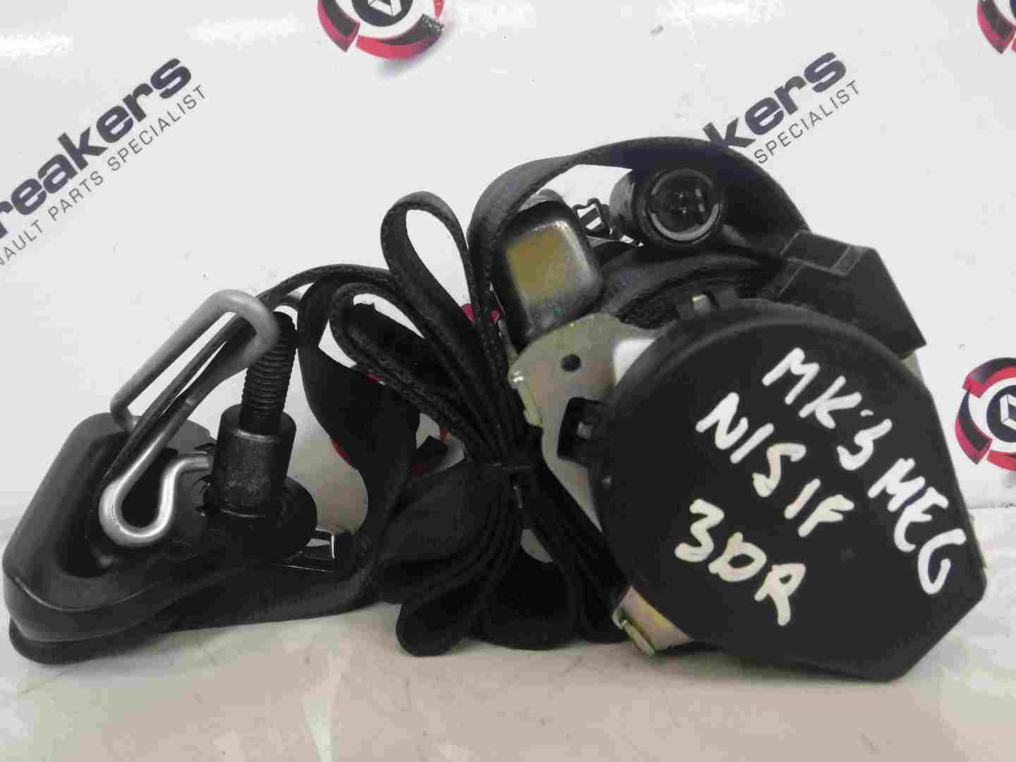 Renault Megane Coupe MK3 2008-2014 Passenger NSF Front Seat Belt 3dr