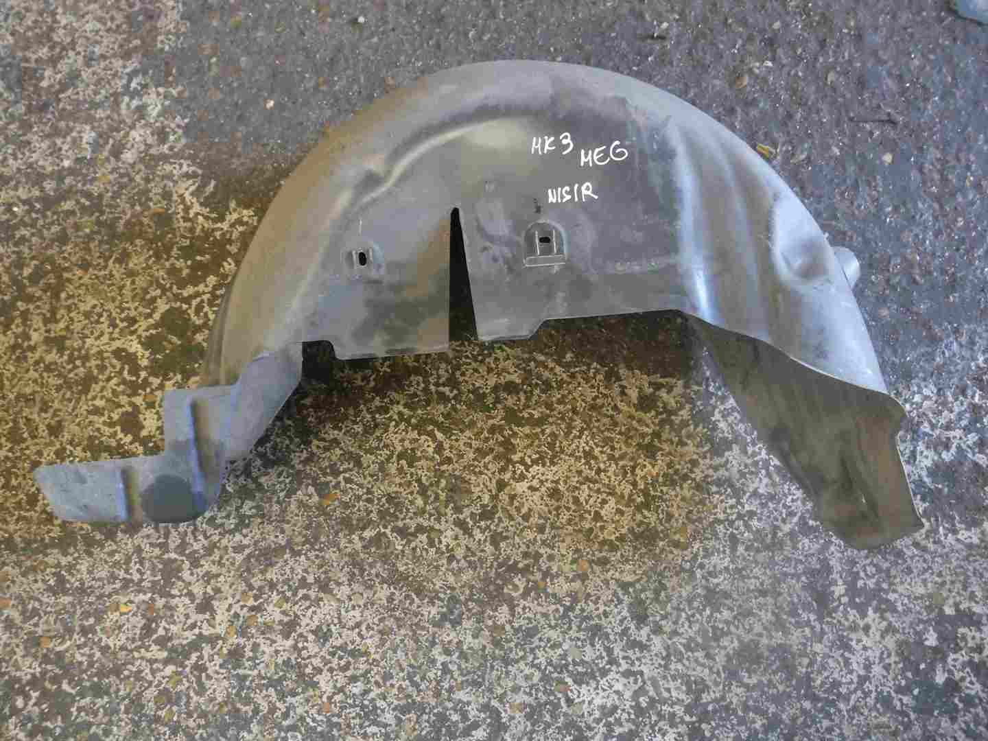 Renault Megane MK3 2008-2014 Passenger NSR Rear Arch Liner Dirt Guard 767482298r