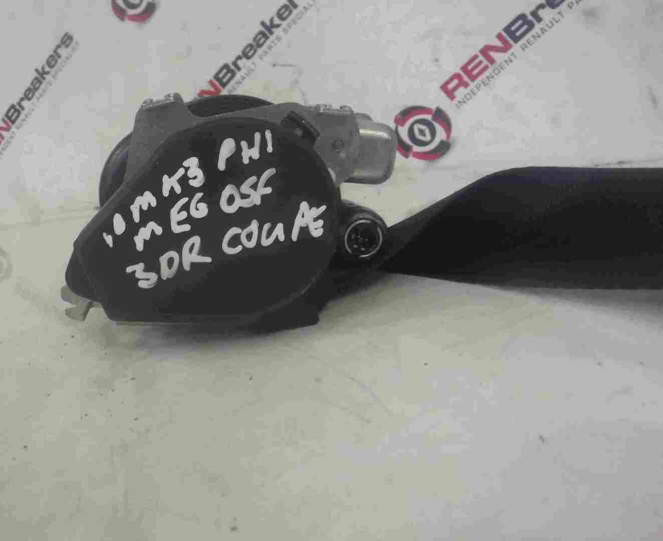 Renault Megane Coupe MK3 2008-2016 Drivers OSF Front Seat Belt 3dr 868850008r