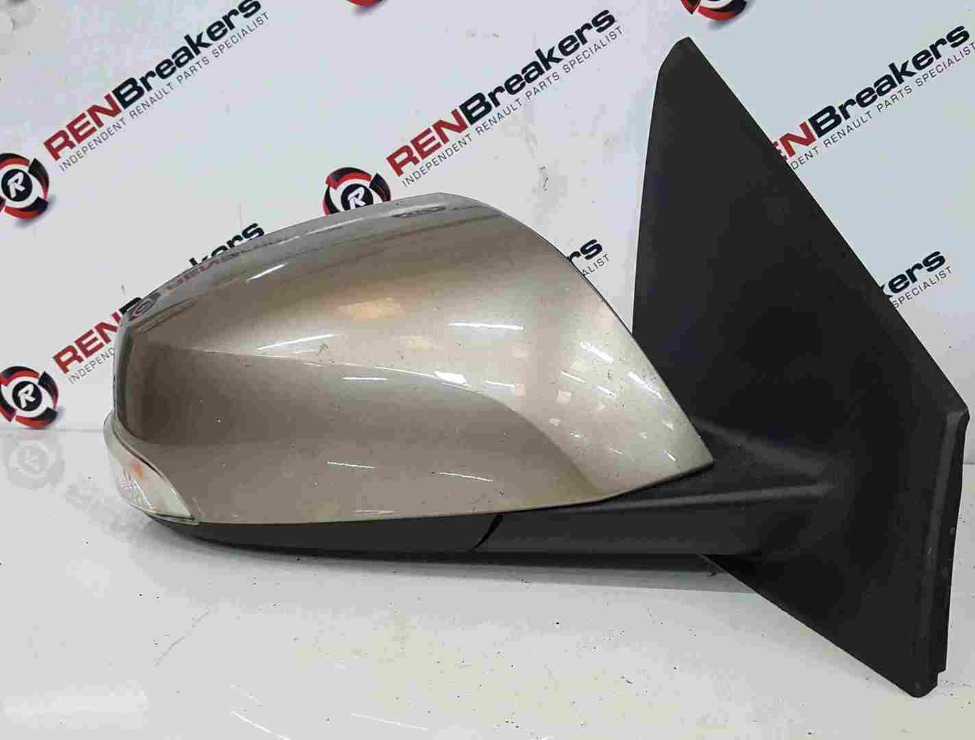 Renault Megane Hatchback 2008-2012 Drivers OS Wing Mirror Beige Gold TEHNK