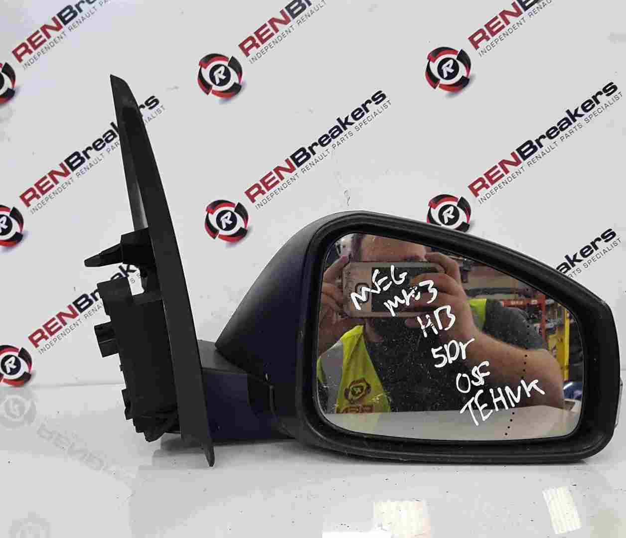 Thumb 2 Renault Megane Hatchback 2008-2012 Drivers OS Wing Mirror Beige Gold TEHNK