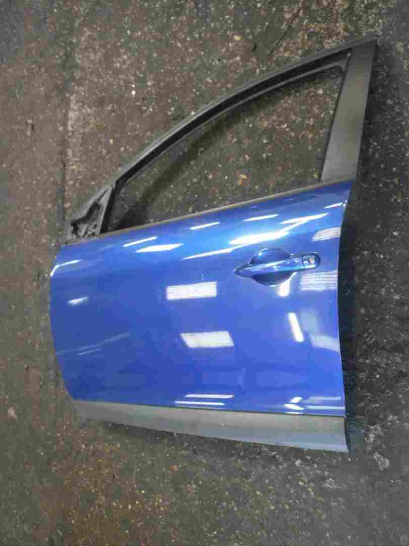 Renault Megane Hatchback MK3 2008-2014 Passenger NSF Front Door Blue TERNA 5dr