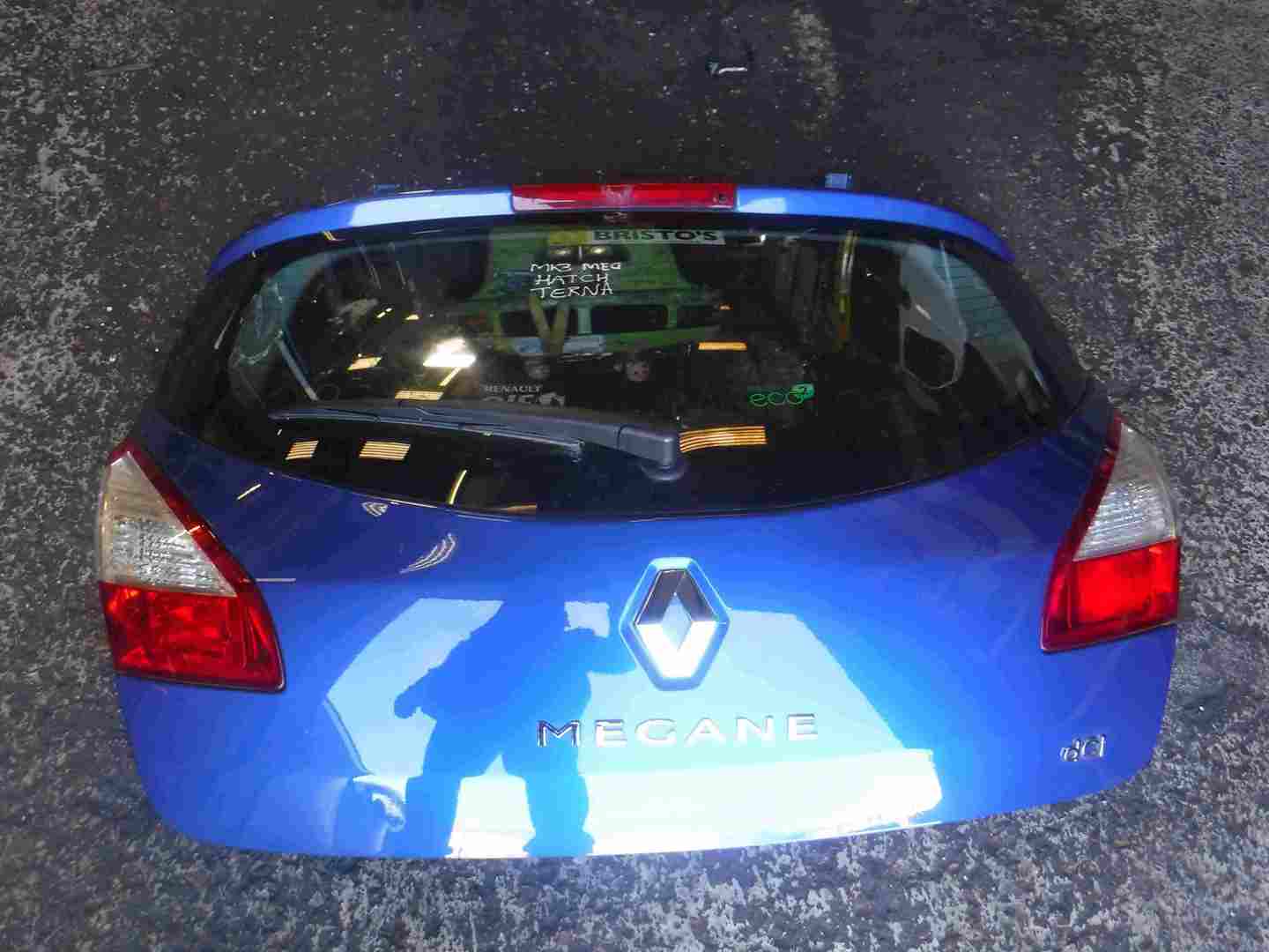 Renault Megane Hatchback MK3 2008-2014 Rear Boot Tailgate Blue TERNA
