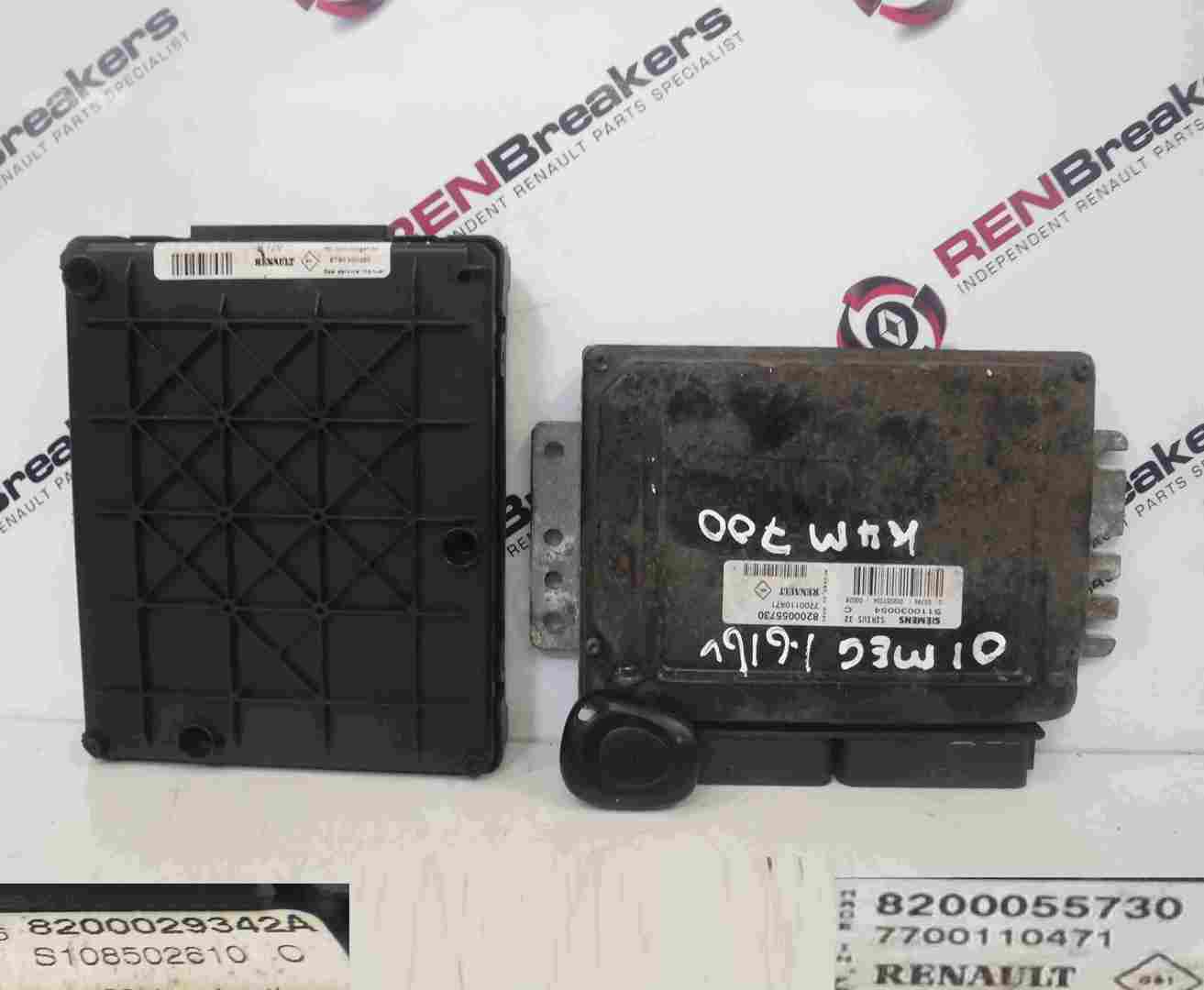 Renault Megane + Scenic 1999-2003 1.6 16v ECU SET UCH BCM Immobiliser + Key Fob