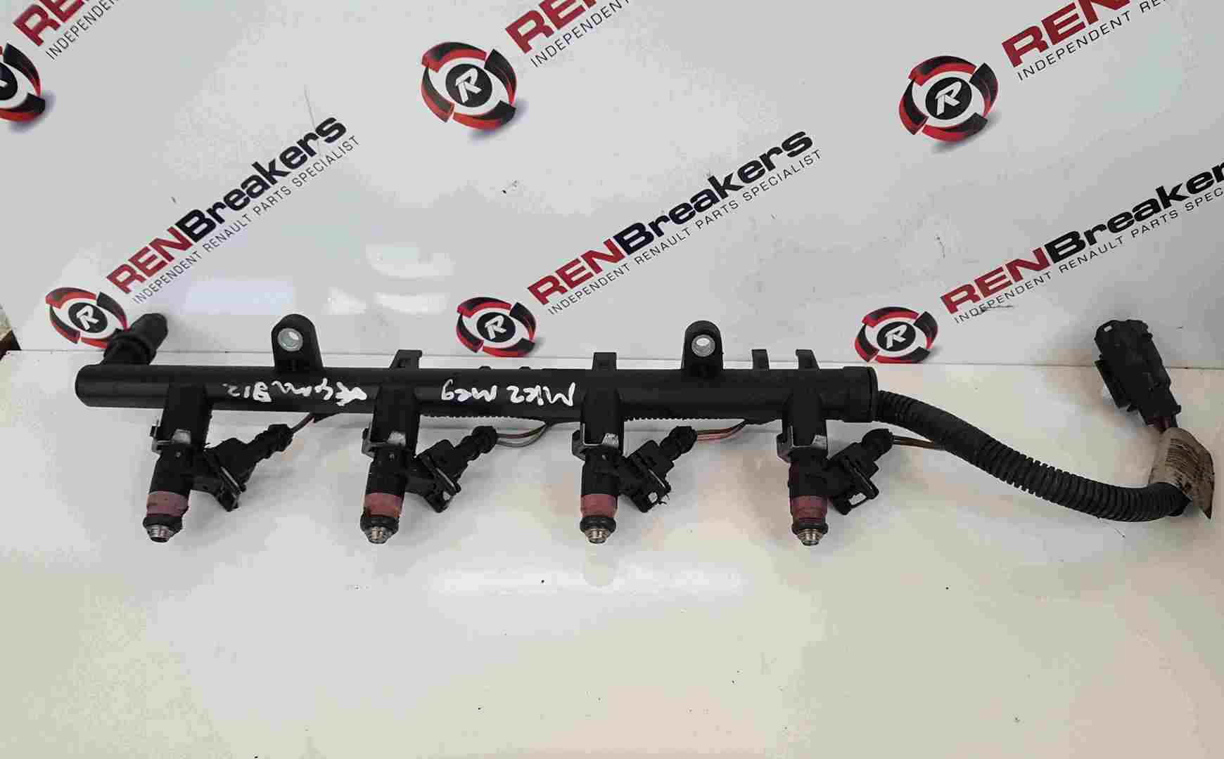 Thumb 3 Renault Megane MK2 2002-2008 1.6 16v Fuel Injectors X4 With Loom + Rail K4M