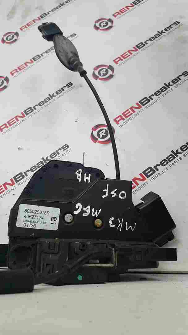 Thumb 3 Renault Megane MK3 2008-2012 Drivers OSF Front Door Lock Mechanism 5dr