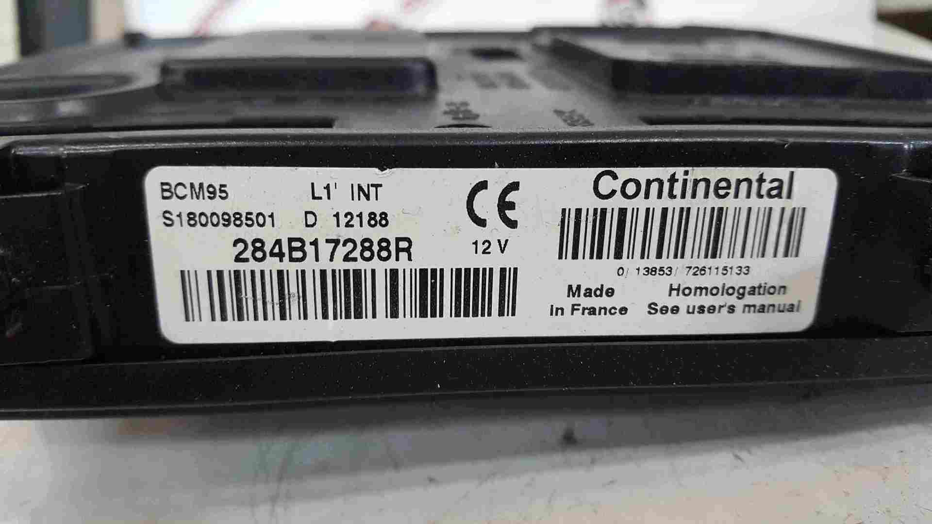 Renault Megane MK3 2008-2012 Fuse Box UCH BCM 284B17288R
