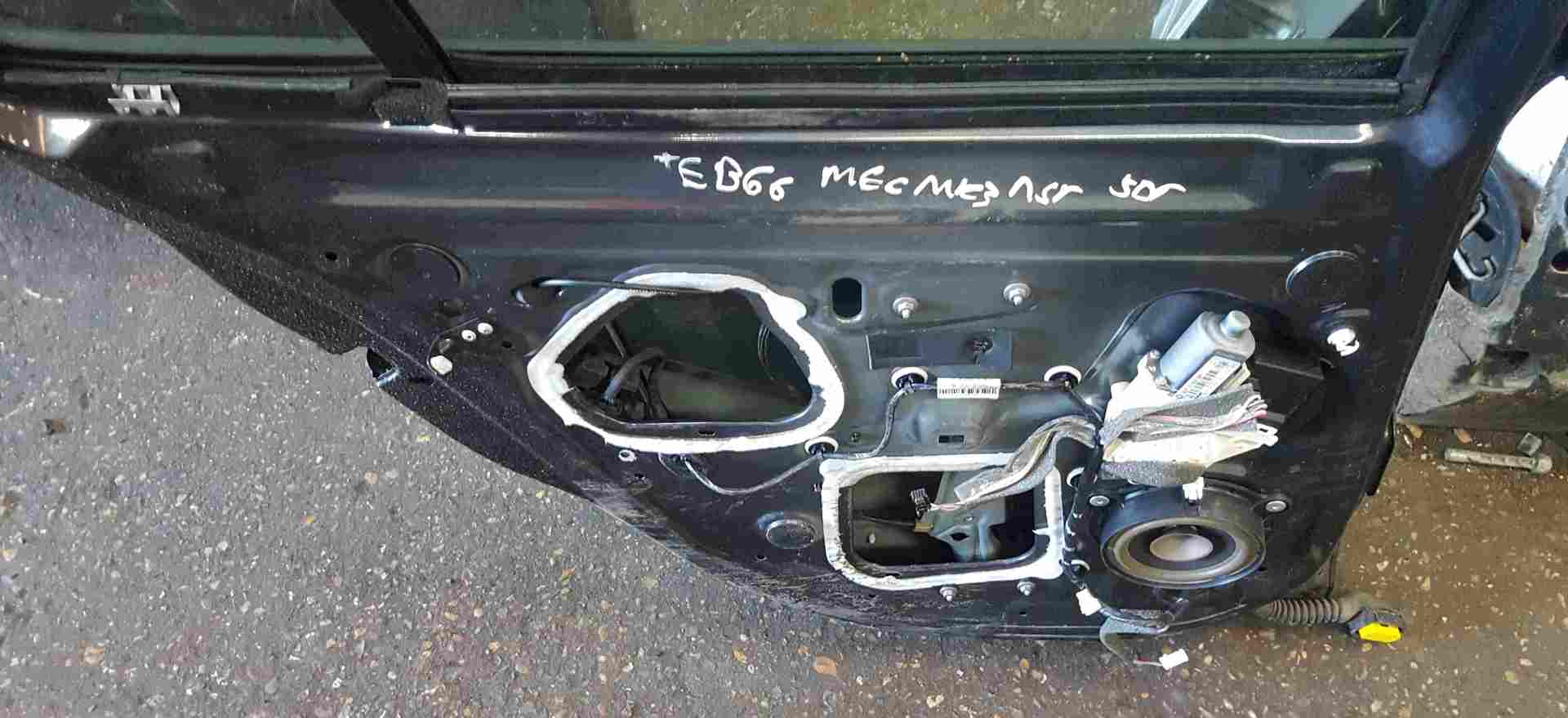 Renault Megane MK3 2008-2012 Passenger NSR Rear Door Grey TEB66