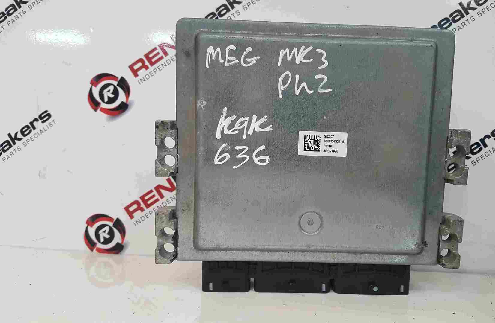 Renault Megane MK3 2008-2014 1.5 DCi Engine Control Unit ECU 237104833R