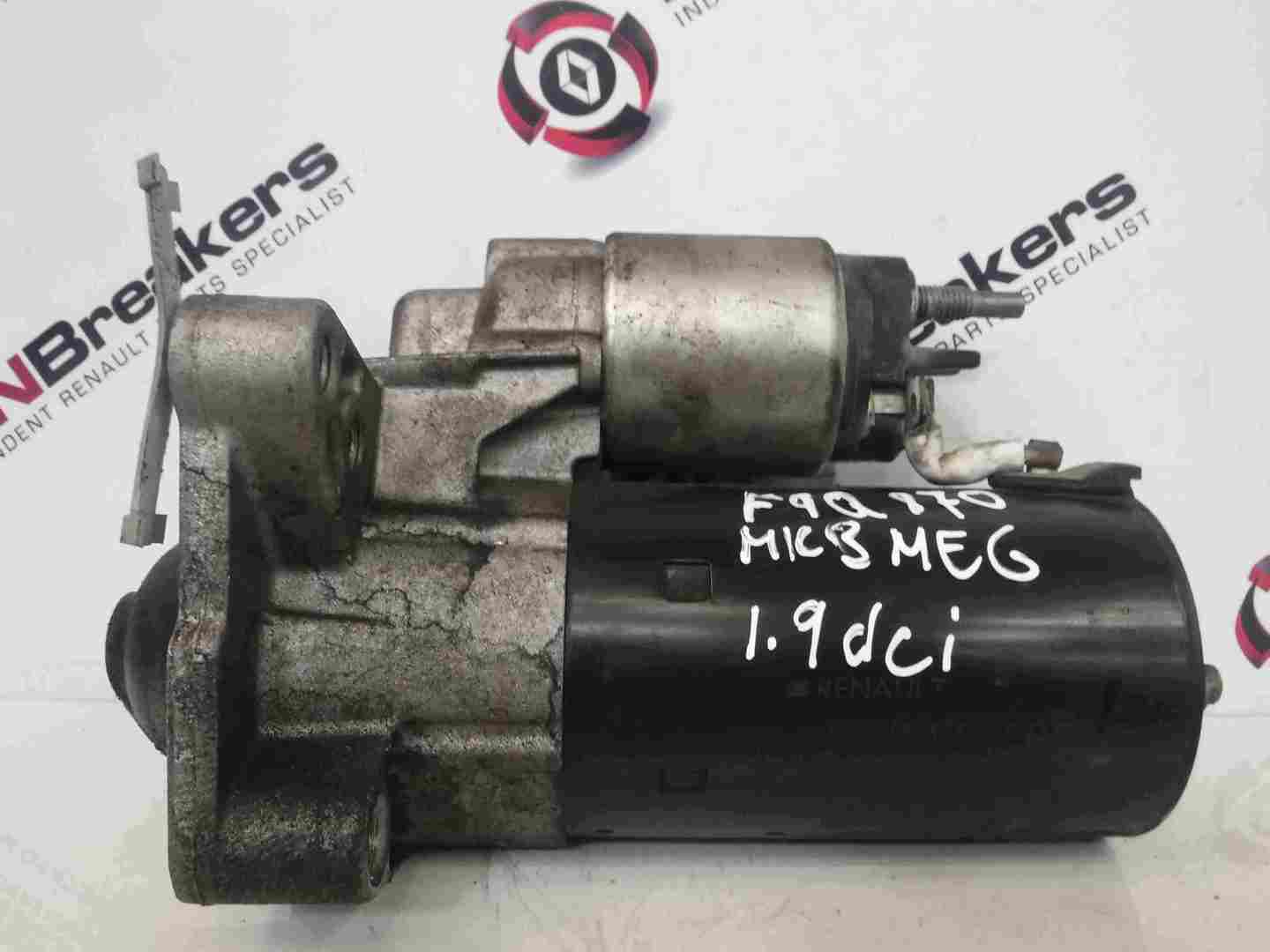 Renault Megane MK3 2008-2014 1.9 dCi Starter Motor F9Q 870