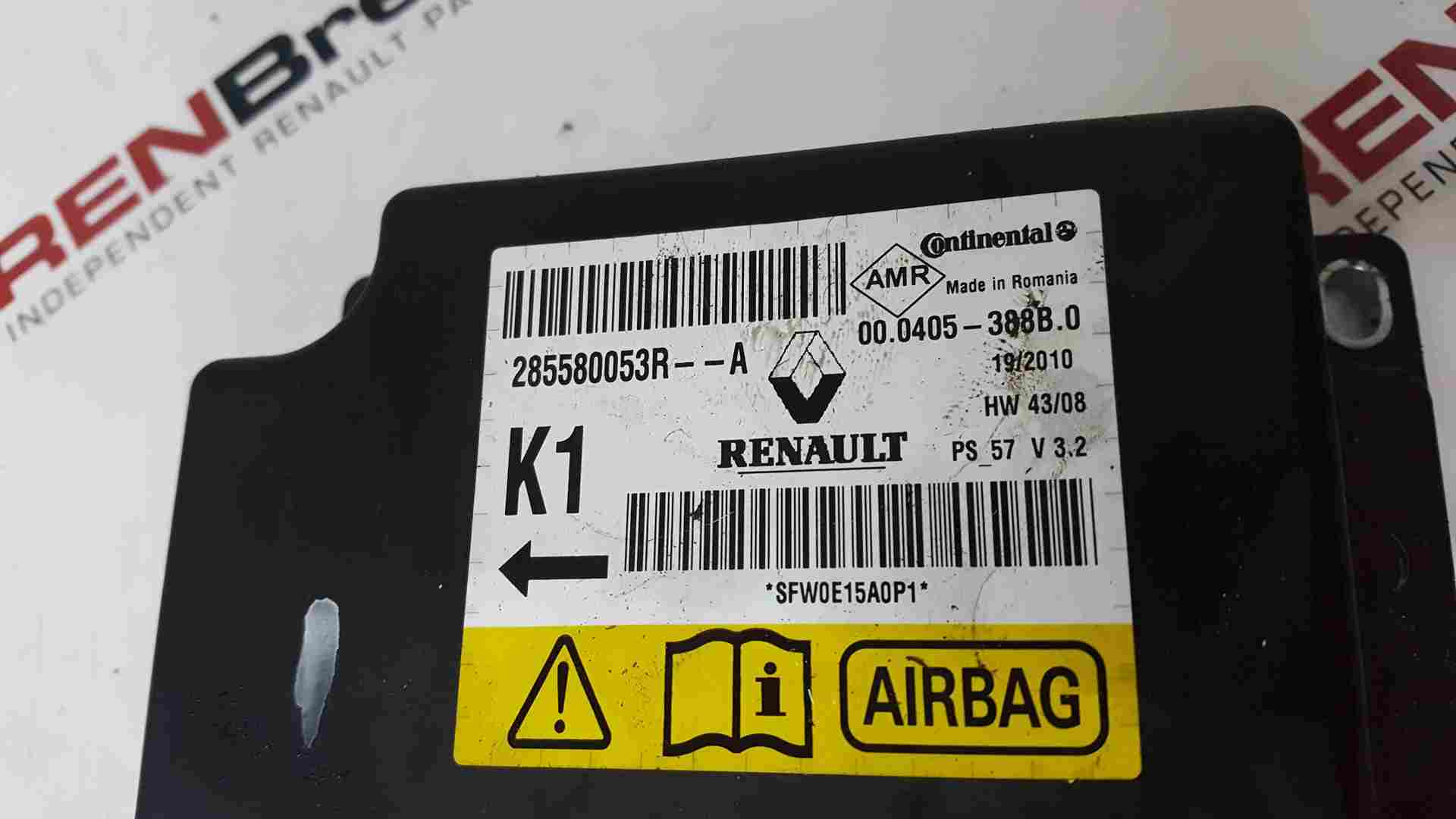 Thumb 2 Renault Megane MK3 2008-2014 Airbag ECU Module Computer 285580053R