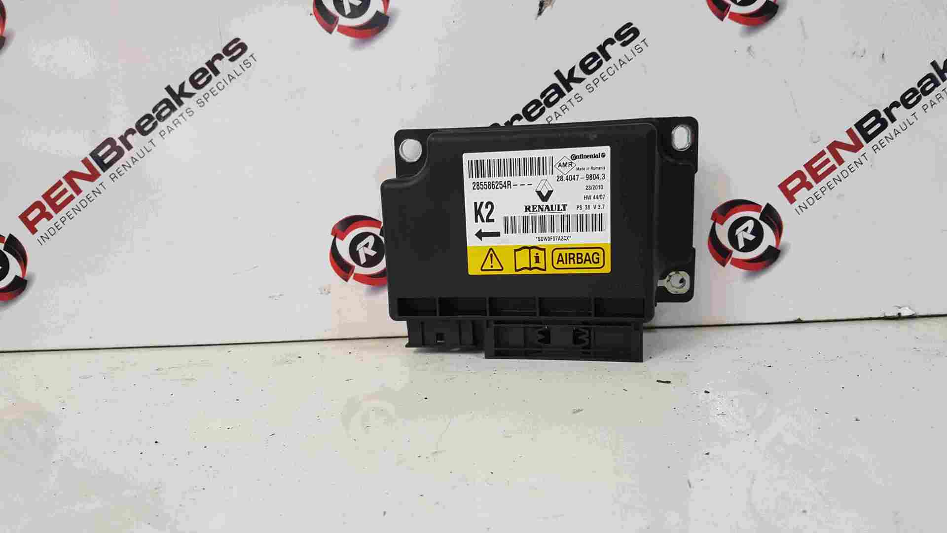 Renault Megane MK3 2008-2014 Airbag Module Computer 285586254R
