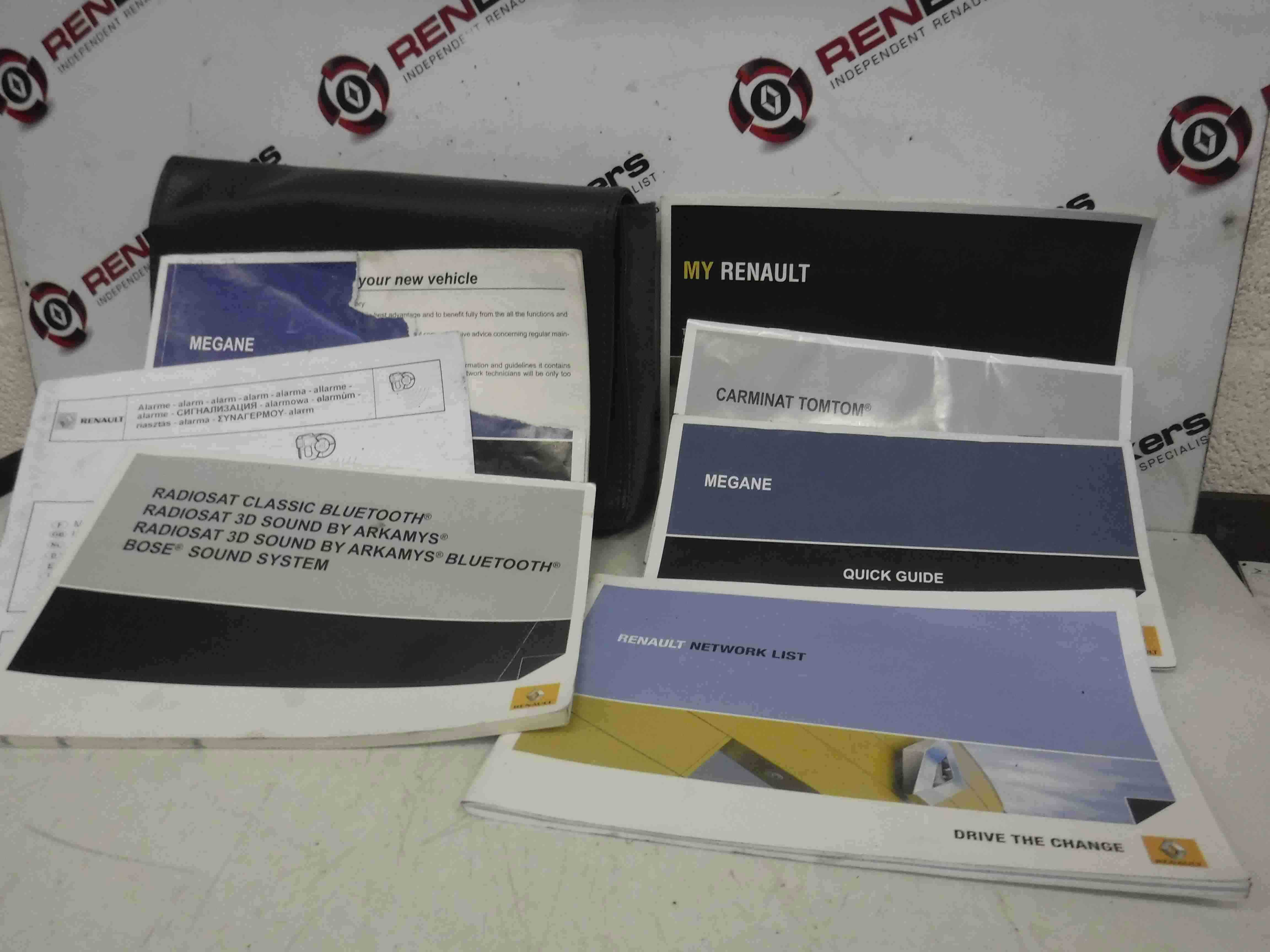 Renault Megane MK3 2008-2016 Document Booklet Quick Guides