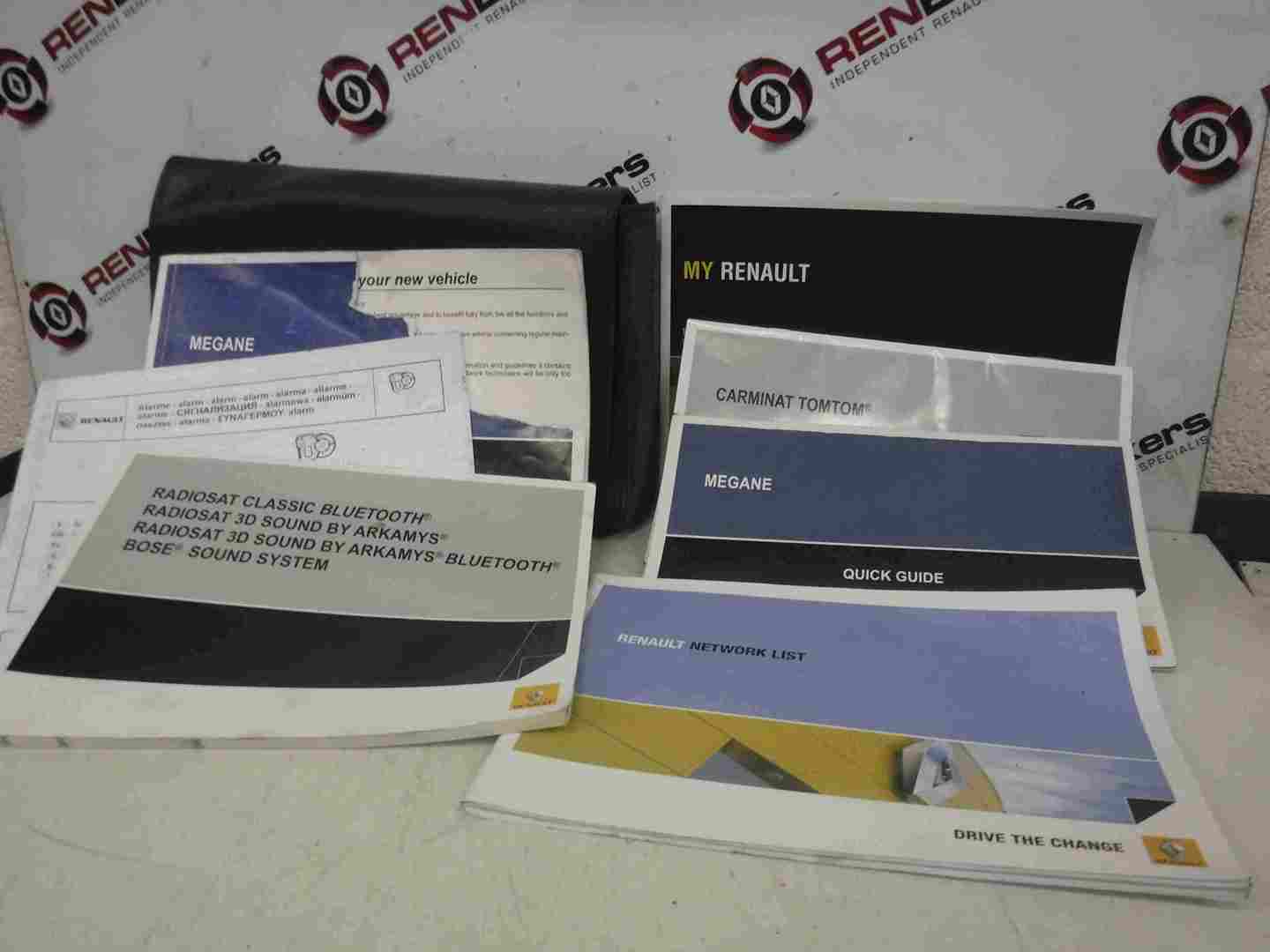 Renault Megane MK3 2008-2016 Document Booklet Quick Guides