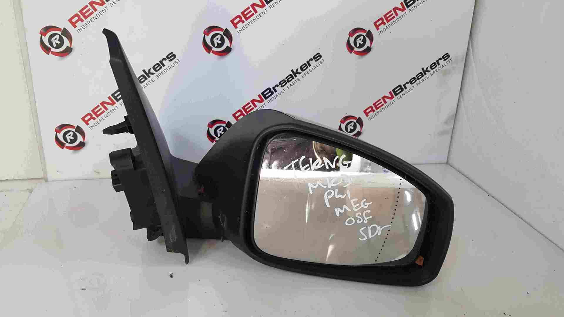 Thumb 2 Renault Megane MK3 2008-2014 Drivers OS Wing Mirror Grey TEKNG Folding 000