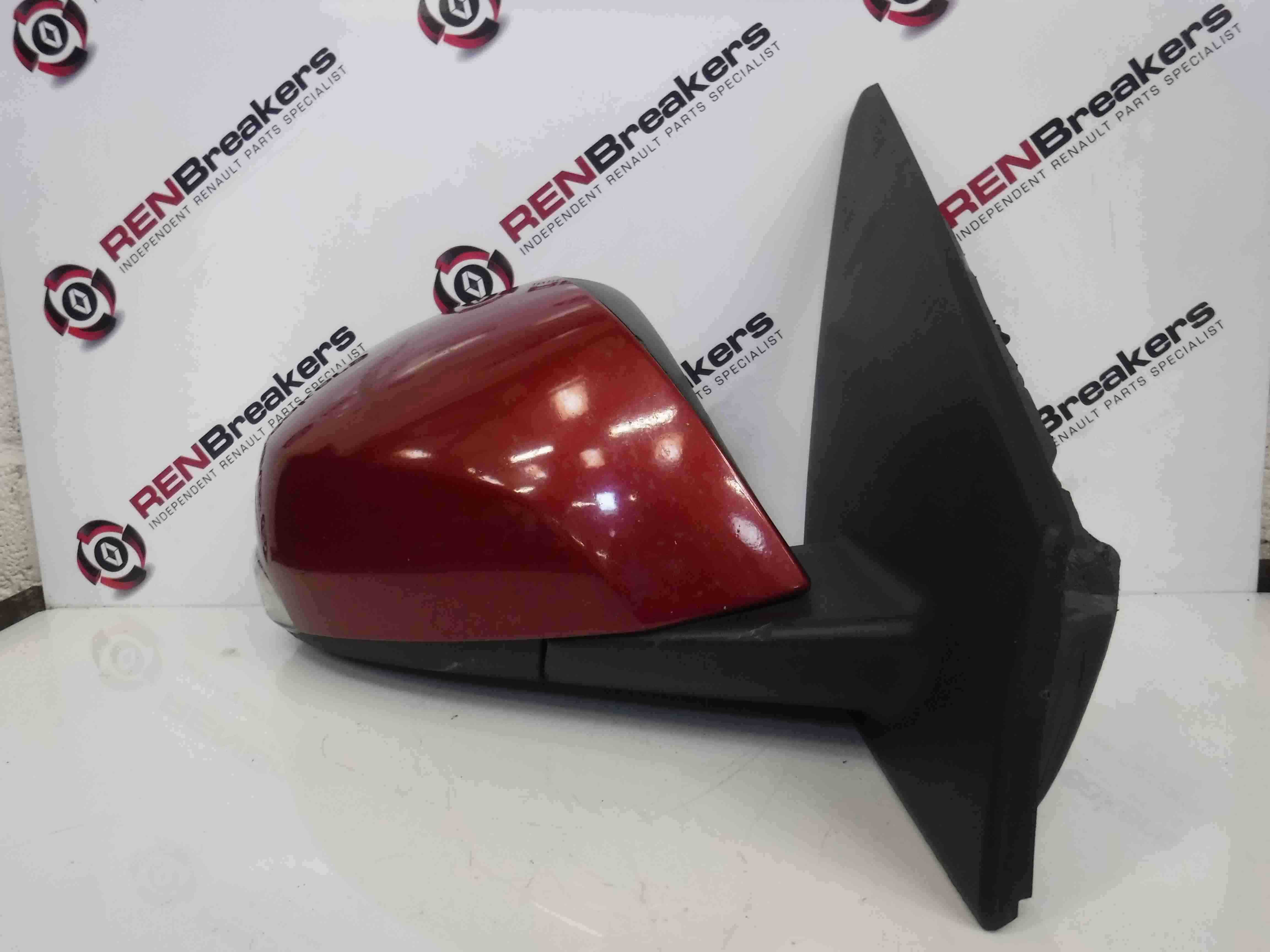 Renault Megane MK3 2008-2014 Drivers OS Wing Mirror Hatch Red TENNJ