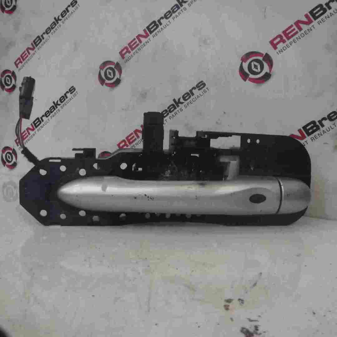 Renault Megane MK3 2008-2014 Drivers OSF Front Exterior Door Handle Silver