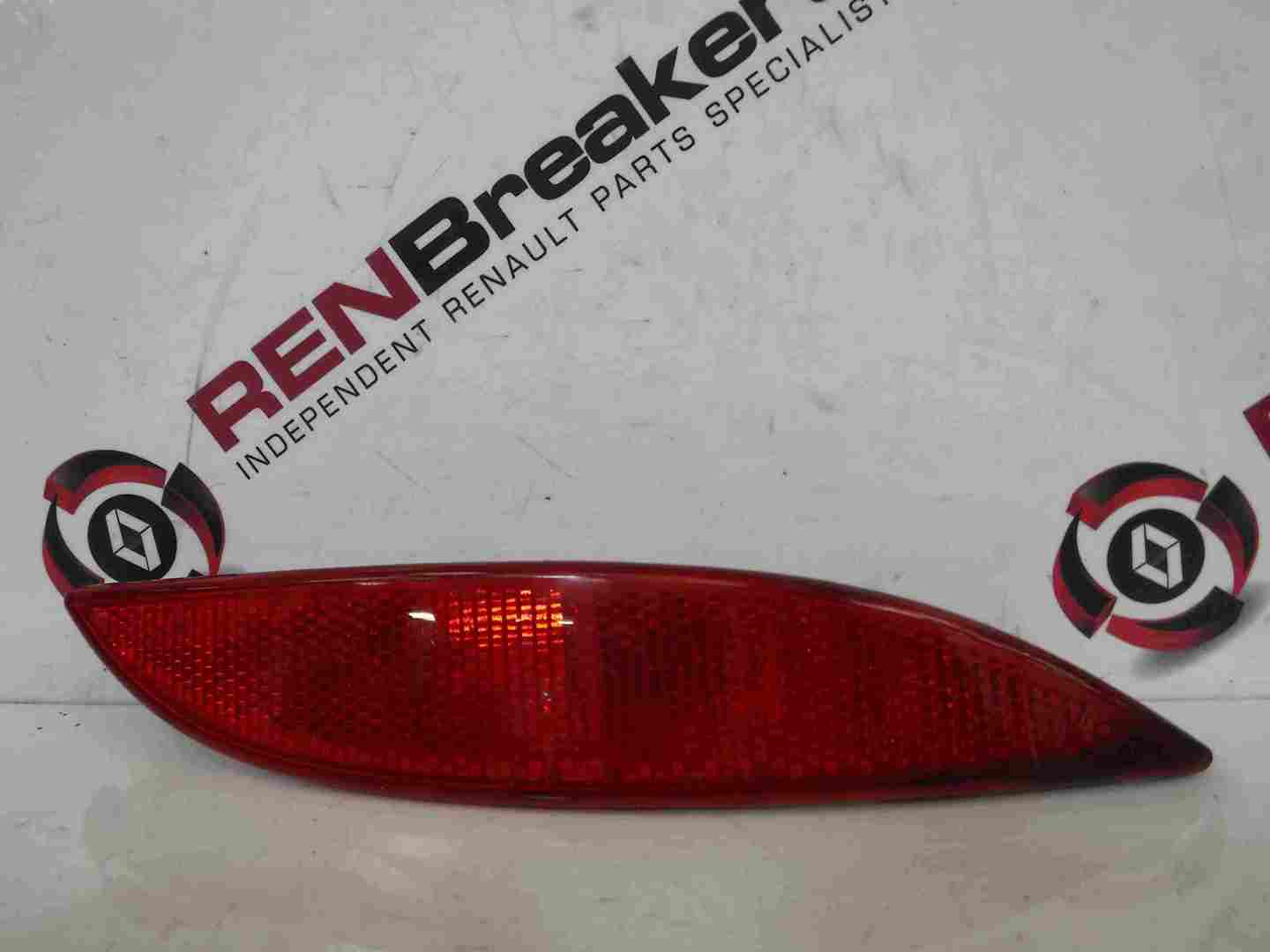 Renault Megane MK3 2008-2014 Drivers OSR Rear Bumper Reflector Light 265600004R
