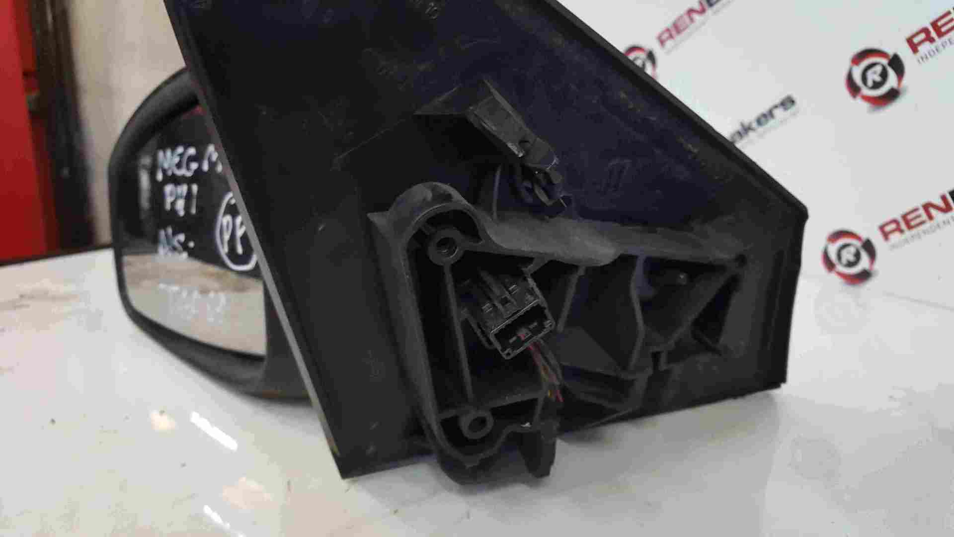 Renault Megane MK3 2008-2014 Passenger NS Wing Mirror Silver TED69 Power Fold