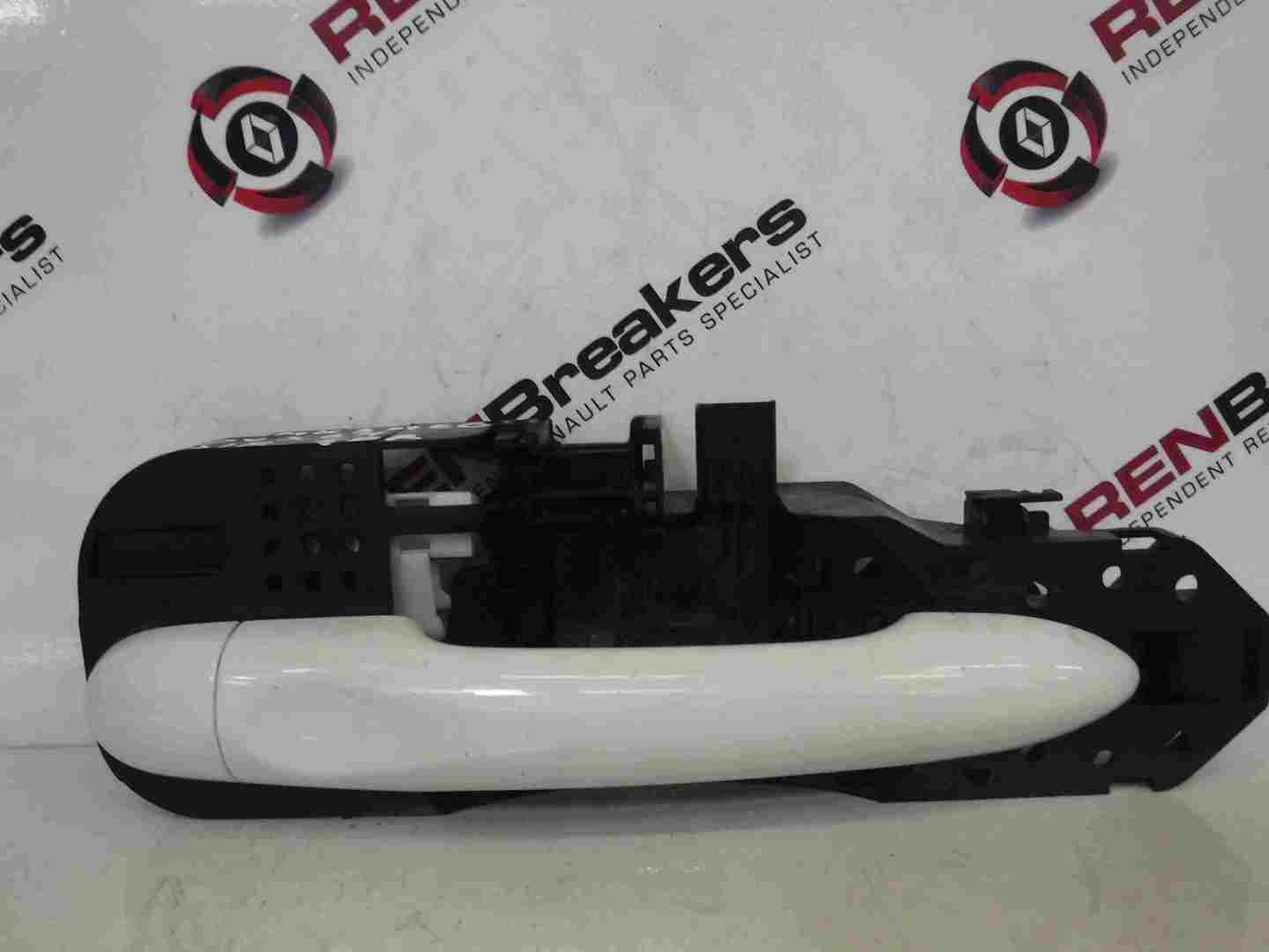 Renault Megane MK3 2008-2014 Passenger NSR Rear Exterior Door Handle White OV369