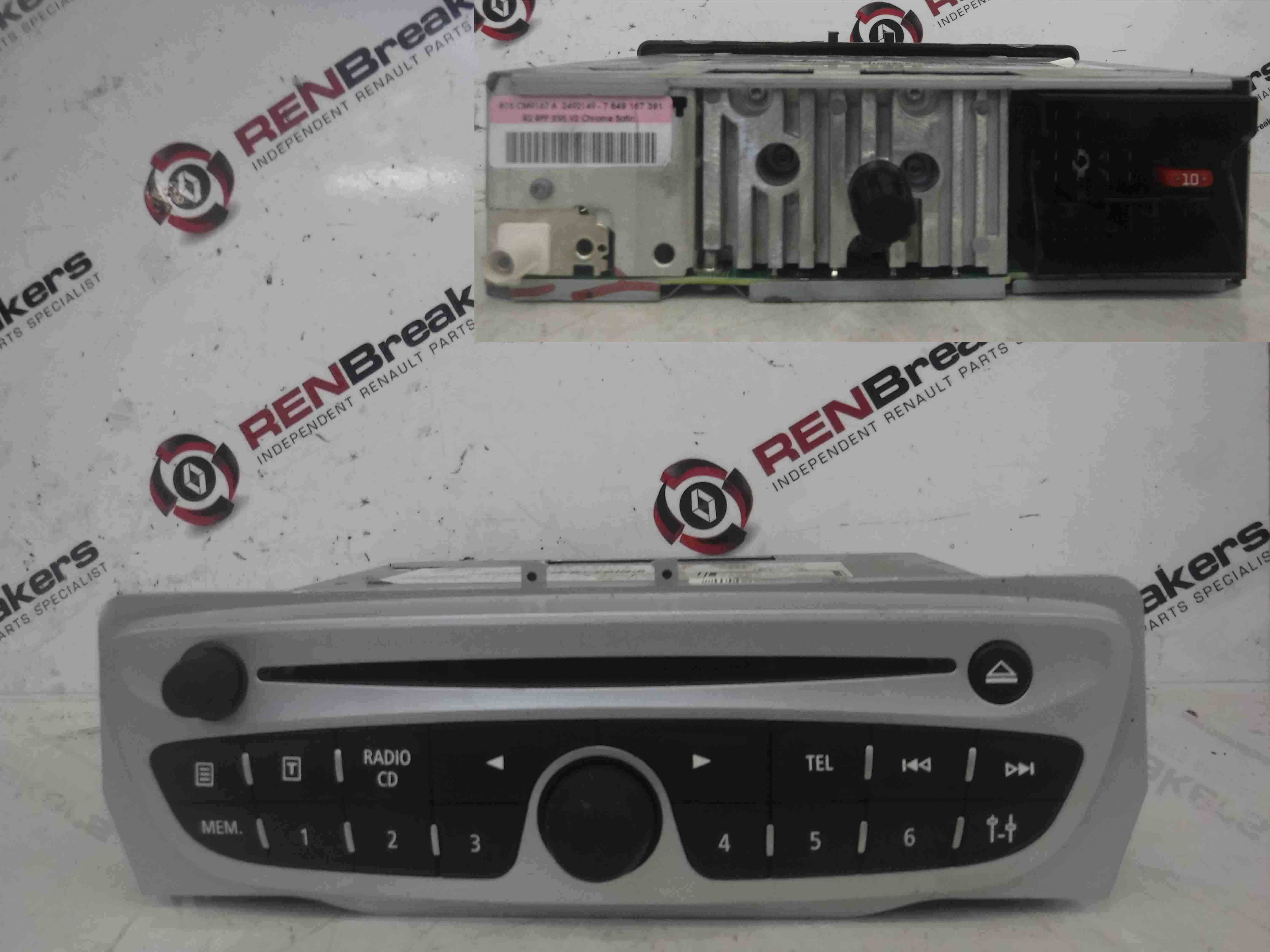 Renault Megane + Scenic MK3 20082014 Radio Cd Player Unit