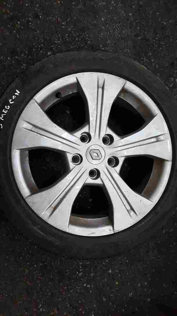 Thumb 3 Renault Megane MK3 2008-2016 Bullet Zoll Alloy Wheel + Tyre 205 50 17 6Mm 4/5