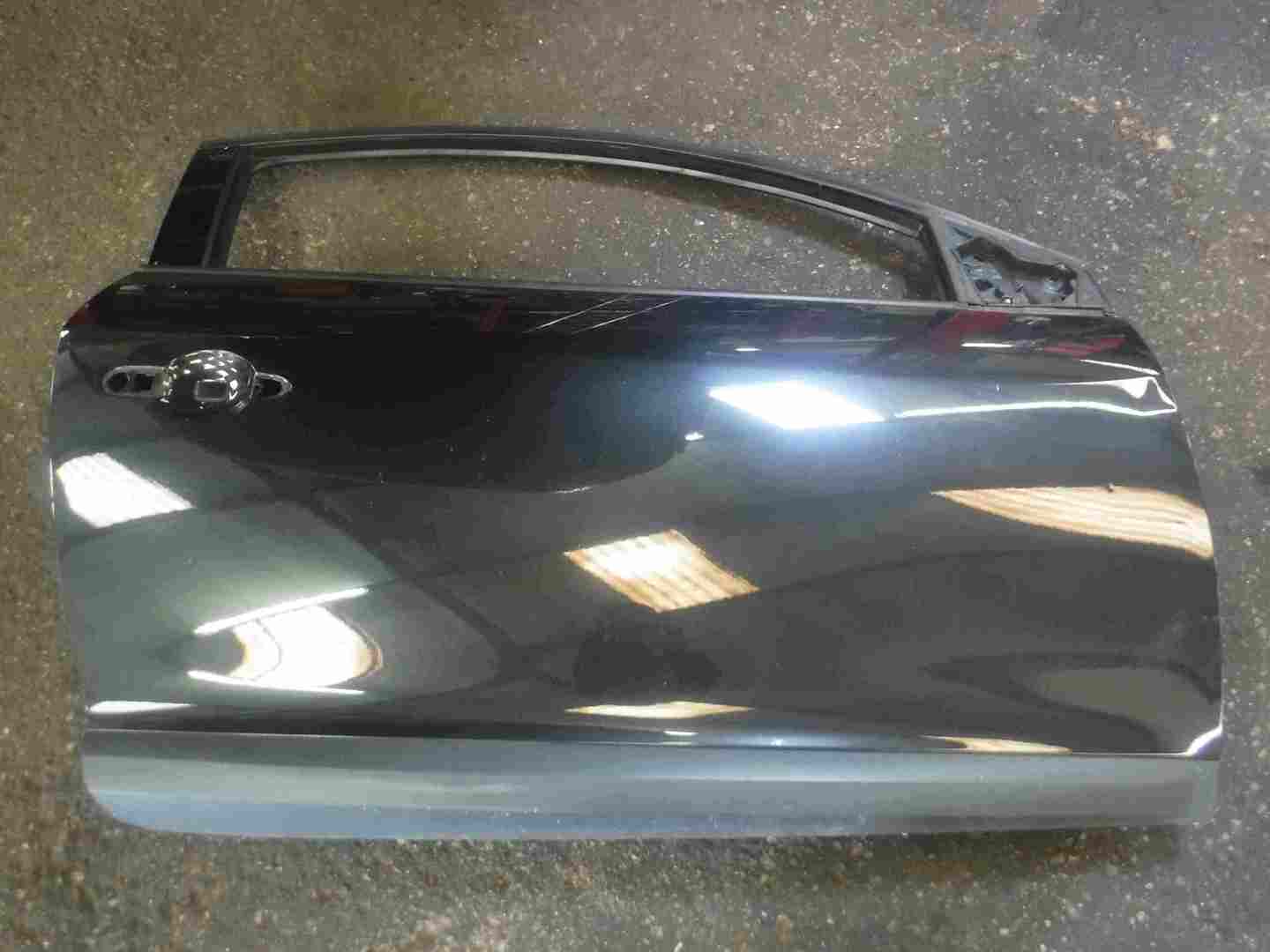 Renault Megane Coupe MK3 2008-2016 Drivers OSF Front Door Black 676 3dr