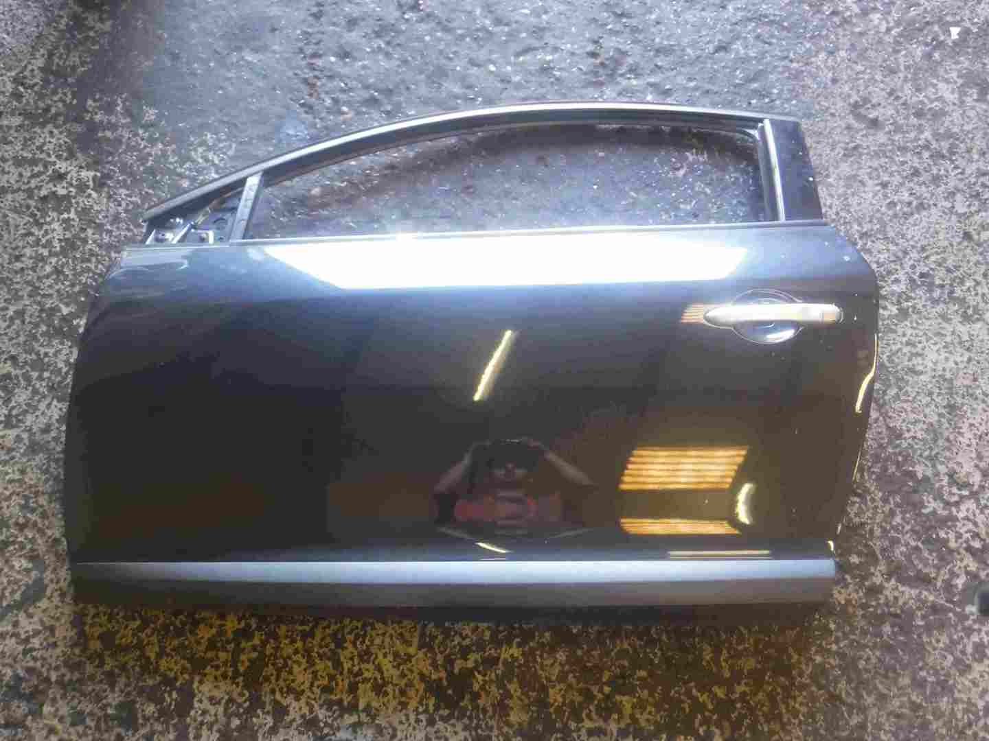 Renault Megane MK3 Coupe 2008-2014 Passenger NSF Front Door Grey TEB66