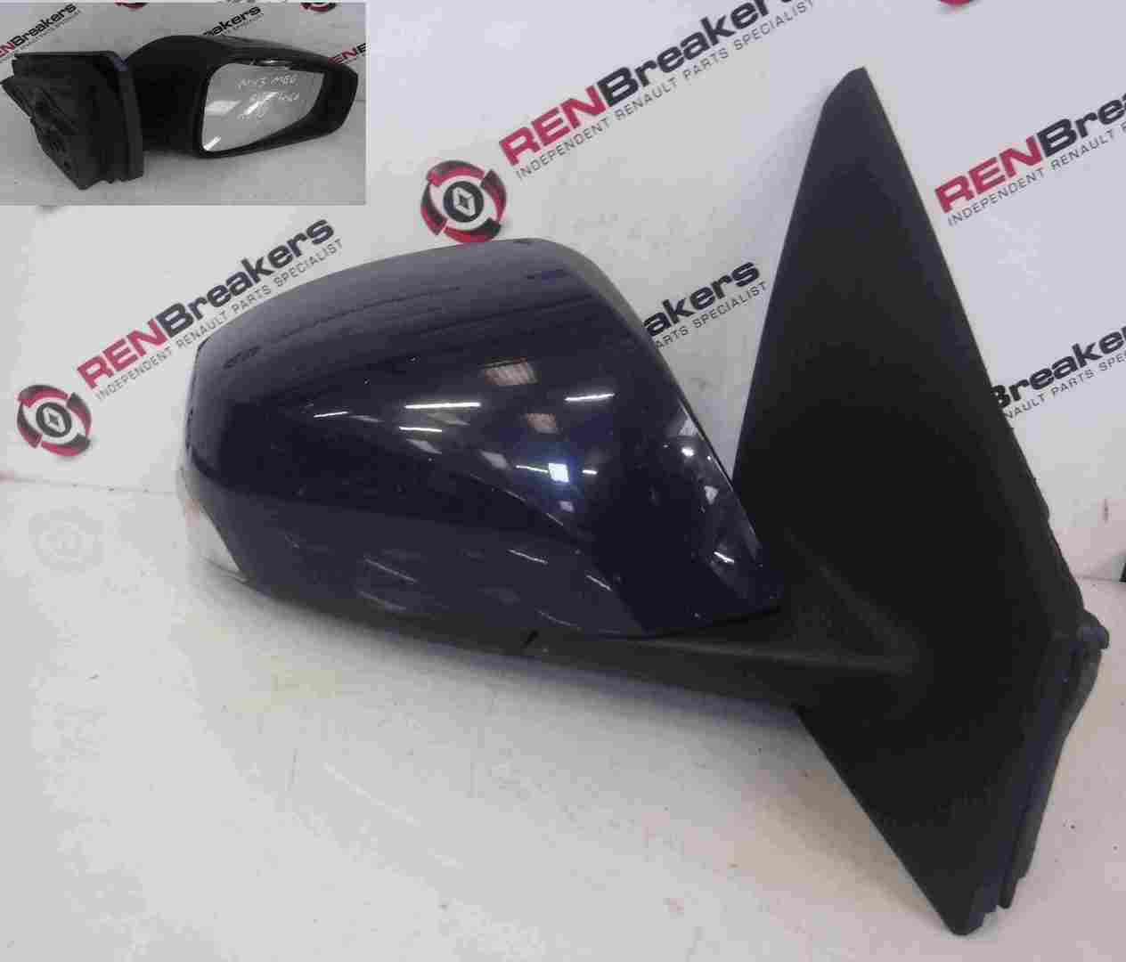 Renault Megane MK3 Hatchback 2008-2014 Drivers OS Wing Mirror Blue 460