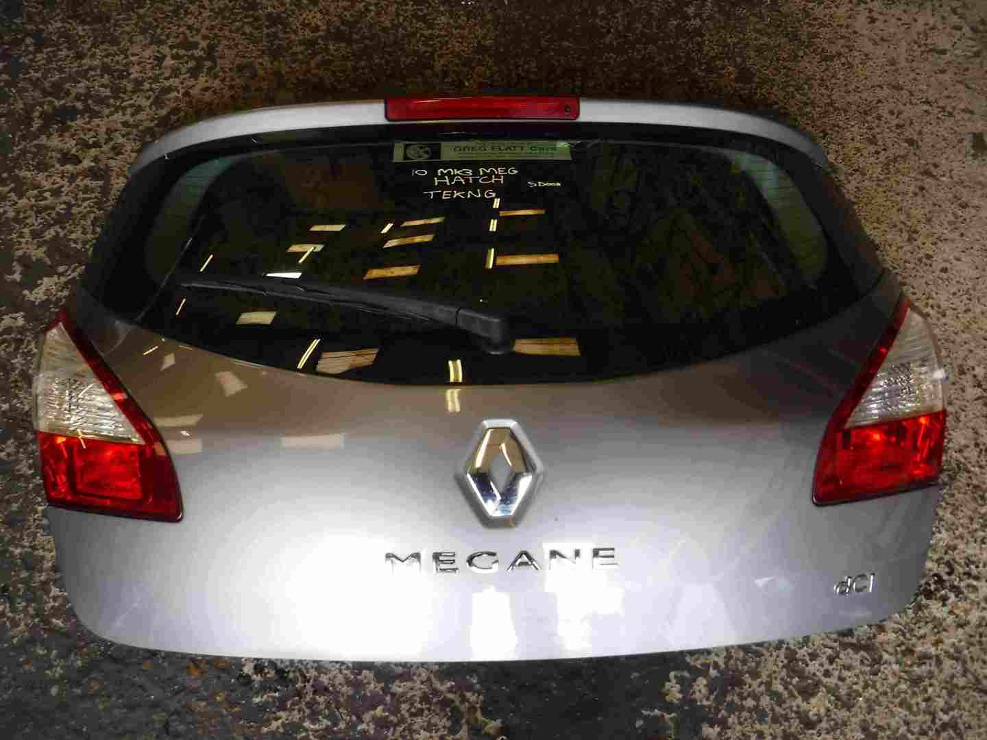 Renault Megane MK3 Hatchback 2008-2014 Rear Tailgate Boot Grey TEKNG
