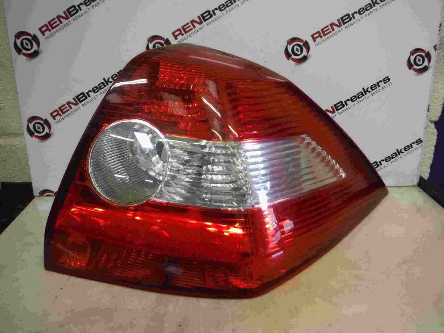 Renault Megane Saloon 2002-2008 Drivers OSR Rear Light Lens 8200142681
