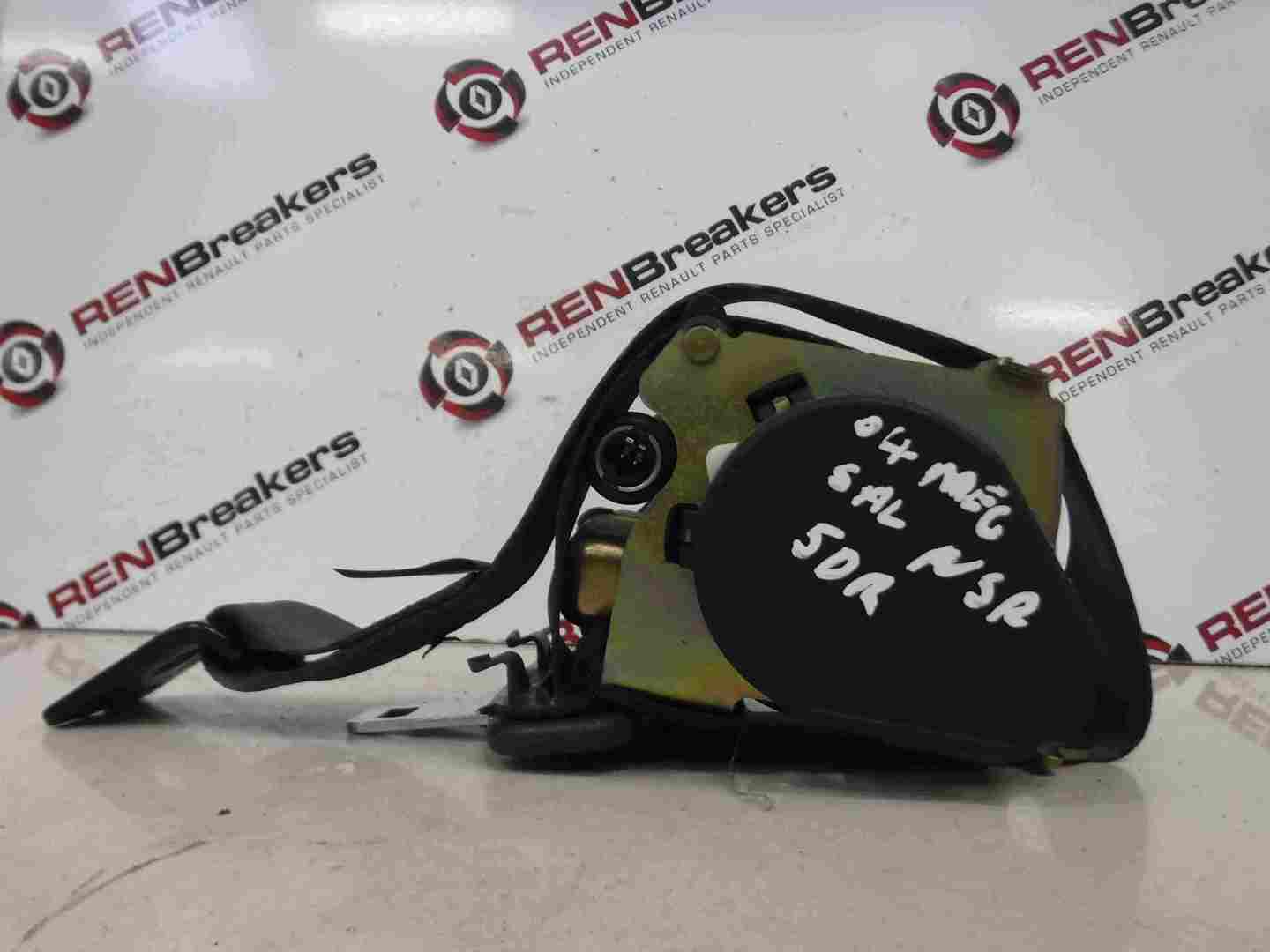 Renault Megane Saloon 2002-2008 Passenger NSR Rear Seatbelt 5dr