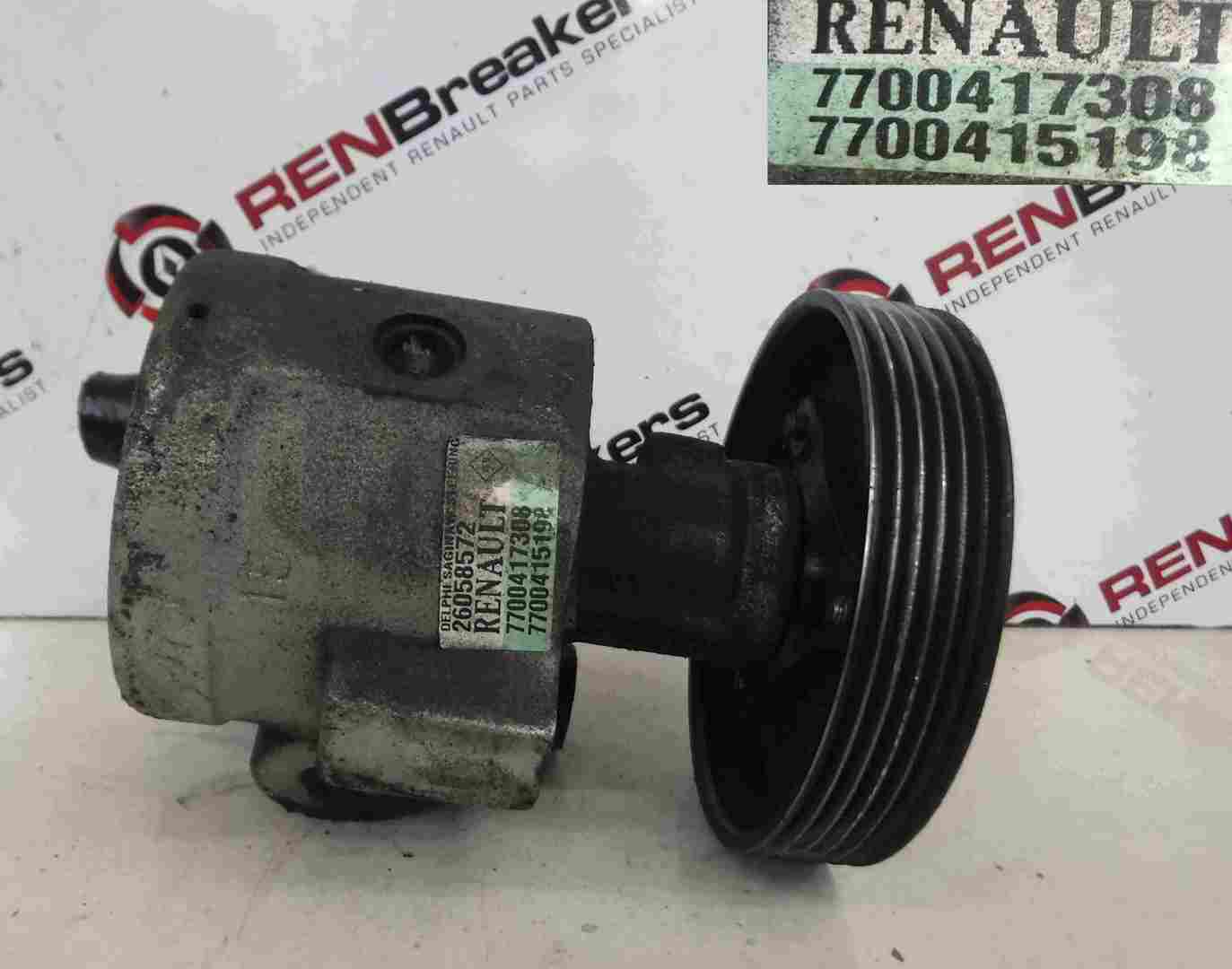 Renault Megane Scenic 1997-1999 1.9 dTi Power Steering Pump 7700417308