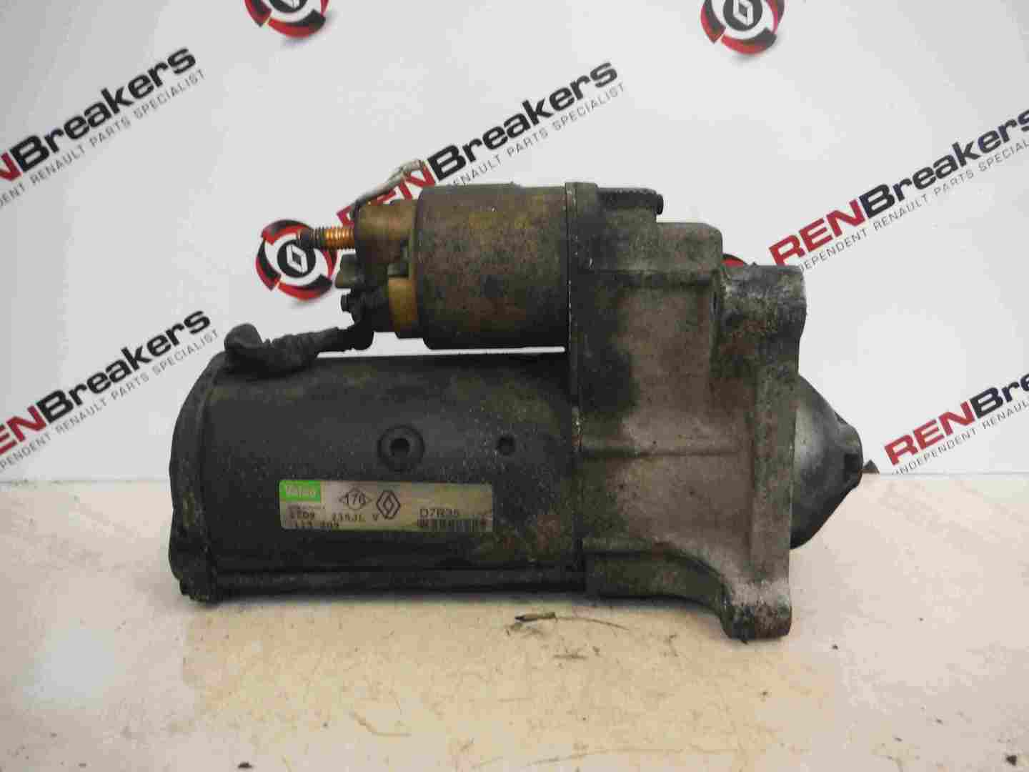 Renault Megane Scenic 2002-2008 1.9 dCi Starter Motor Starting F9Q 804