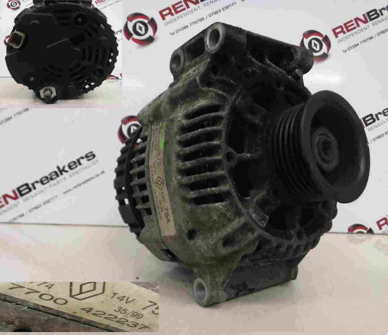 Renault Megane Scenic 1999-2003 1.4 16v Alternator 7700422237