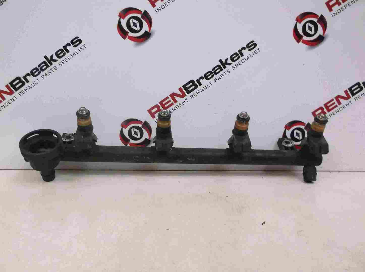 Renault Megane Scenic 1999-2003 1.6 16v Petrol Fuel Injectors X4 + Rail