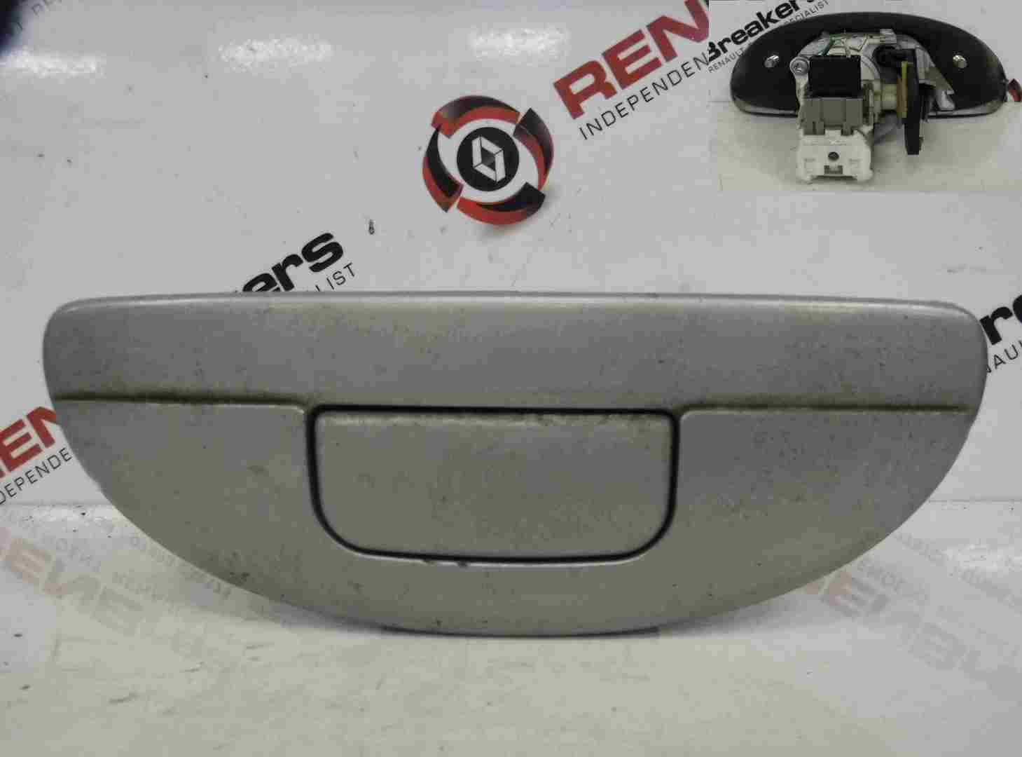 Renault Megane Scenic 1999-2003 Boot Lock Button Mechanism Silver 632