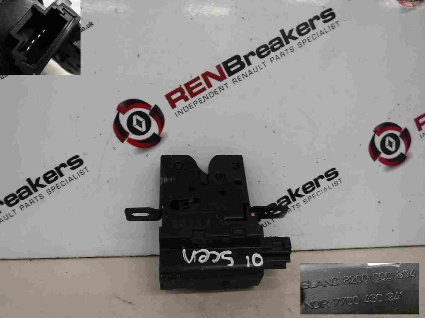 Renault Megane   Scenic 1999-2003 Boot Tailgate Central Locking Mechanism Catch