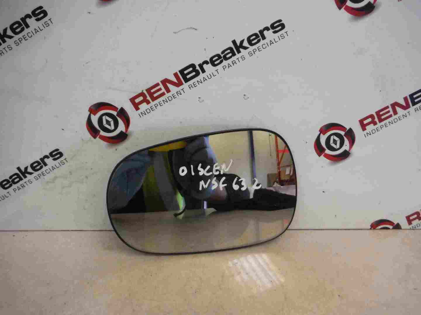 Renault Megane Scenic 1999-2003 Passenger NS Wing Mirror Glass 7701040255