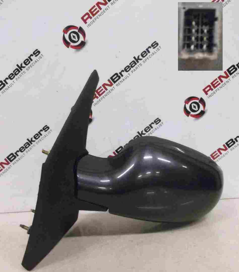 Renault Megane Scenic 1999-2003 Passenger NS Wing Mirror Grey TEB66 Electric