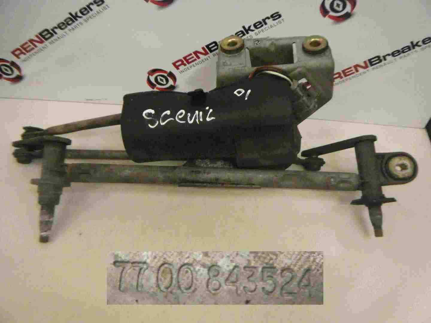 Renault Megane Scenic 1999-2003 Windscreen Wiper Motor + Linkage 8200106712