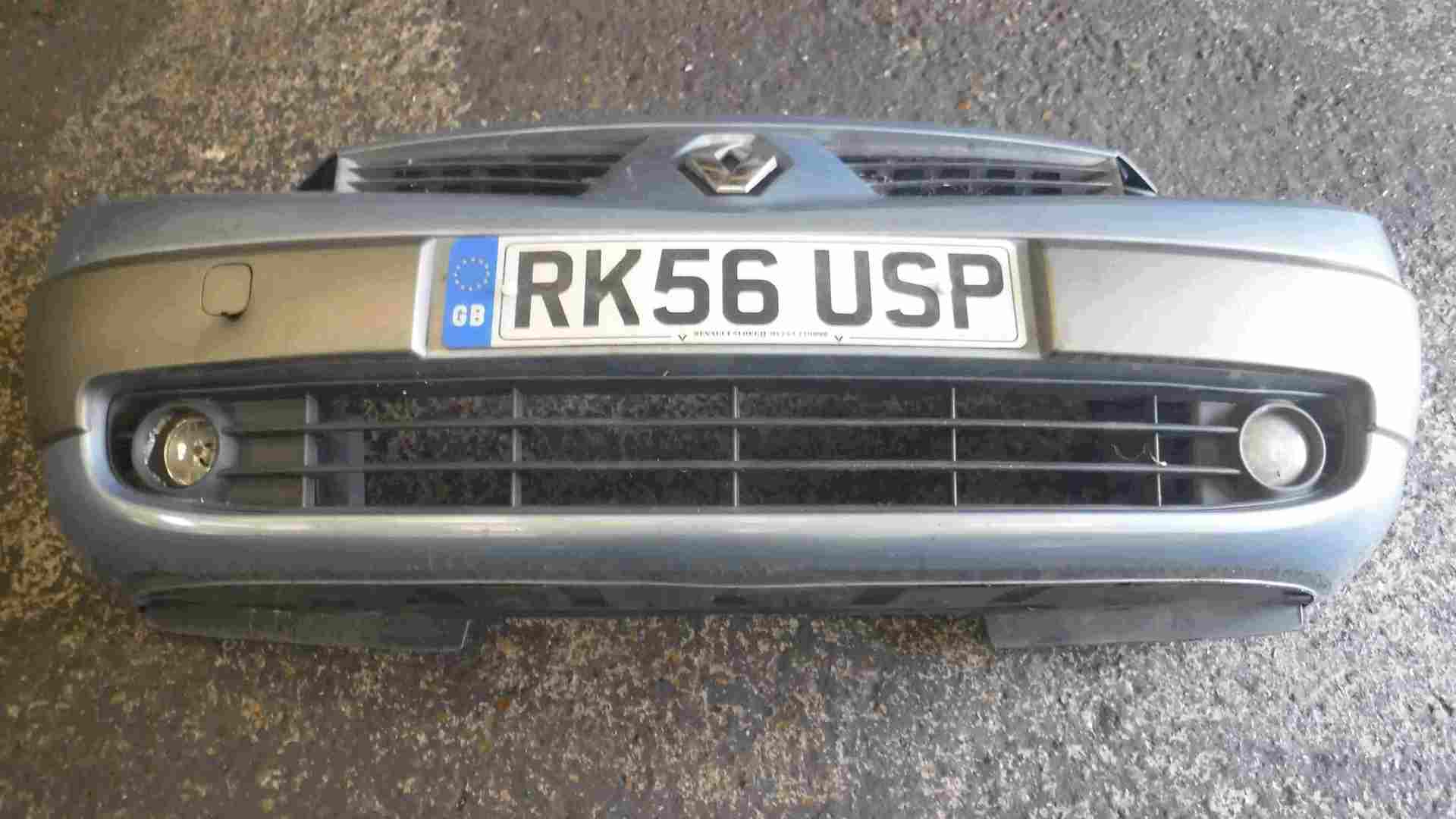 Renault Megane Scenic 2003-2006 Front Bumper Purple Blue Grey TED47