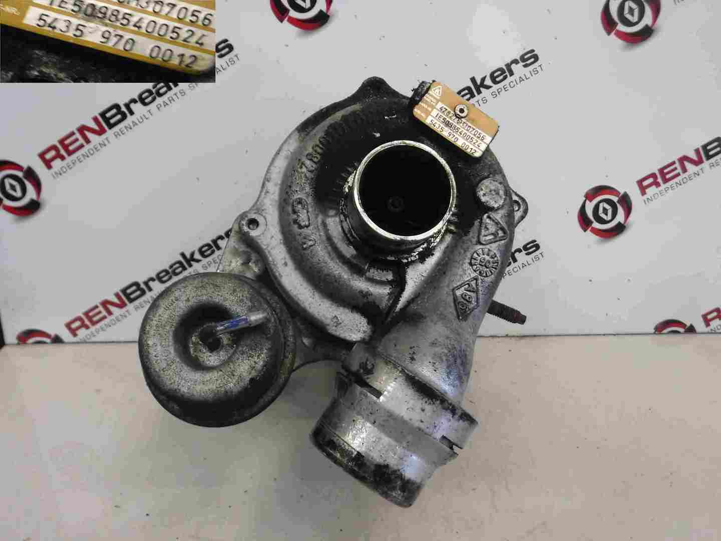 Renault Megane Scenic 2003-2009 1.5 dCi Turbo Charger Unit 54359700012