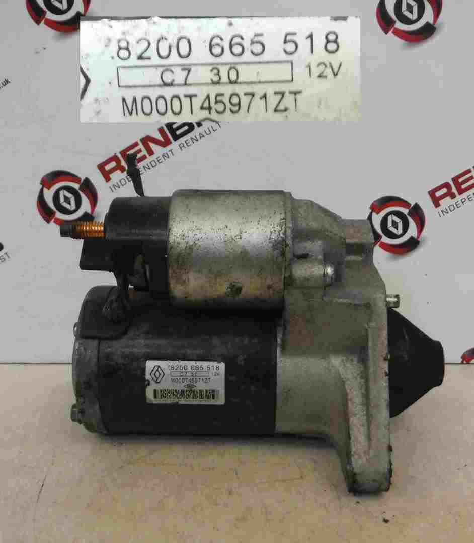 Renault Megane Scenic 2003-2009 1.6 16v Starter Motor K4M 766 8200665518