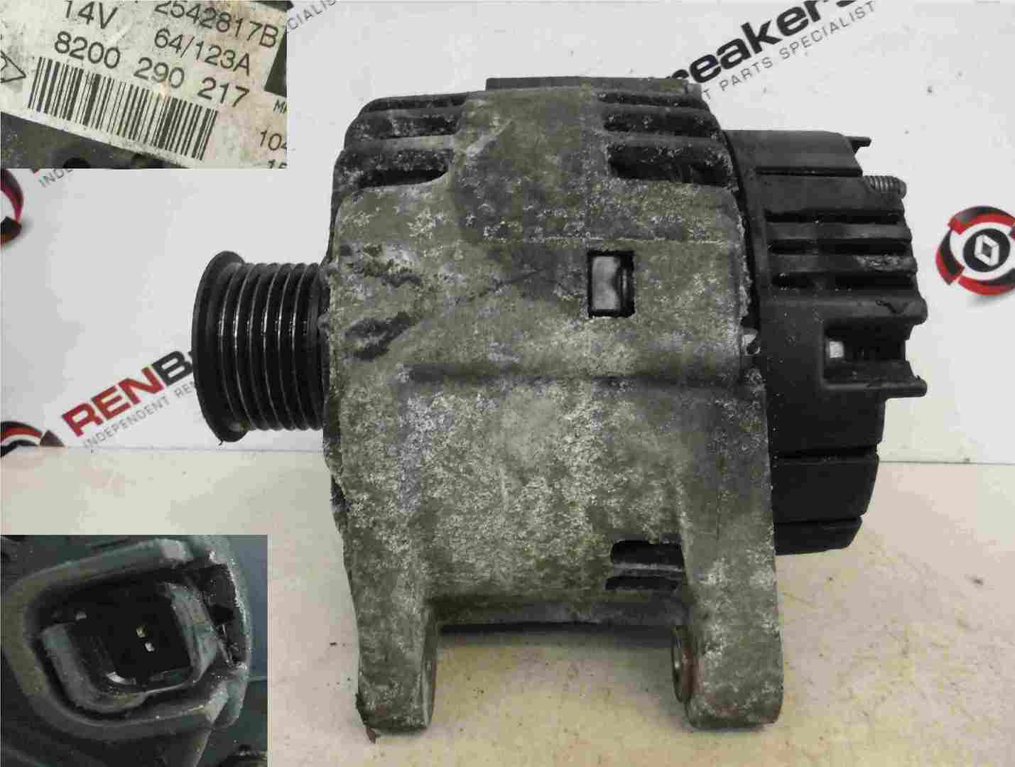 Renault Megane Scenic 2003-2009 1.9 dCi Alternator 8200290217