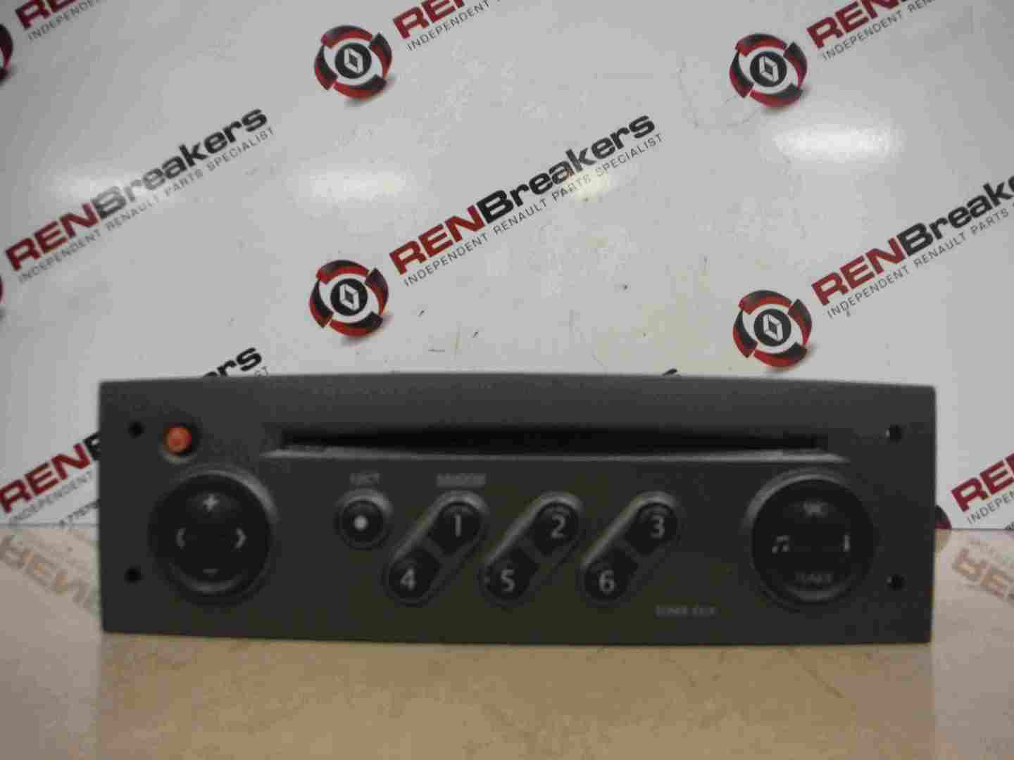 Renault Megane Scenic 2003-2009 CD Player Radio Tuner List Grey + Code